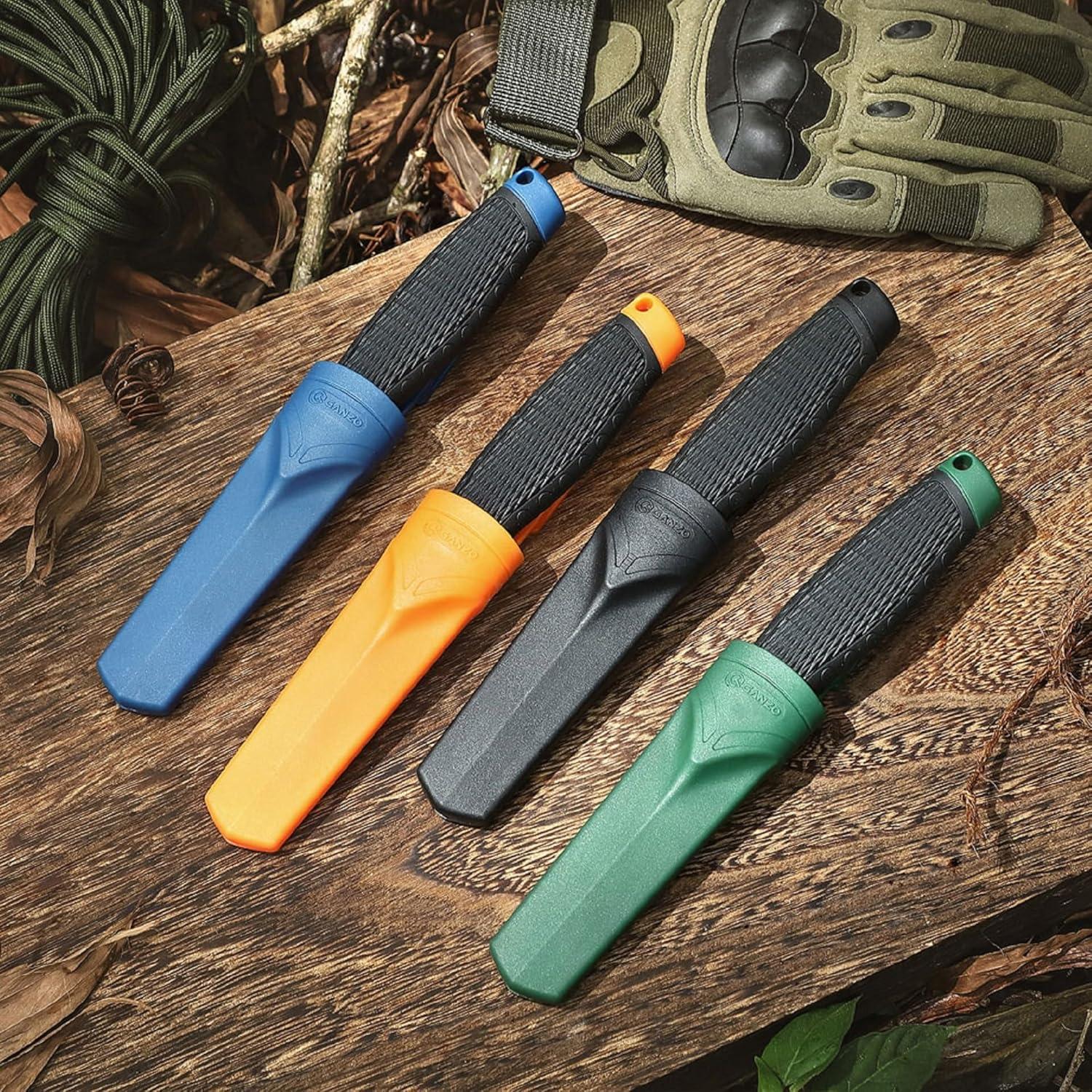 Cuchillo Ganzo G806-BK Hoja Fija Acero Inoxidable 9.8 cm