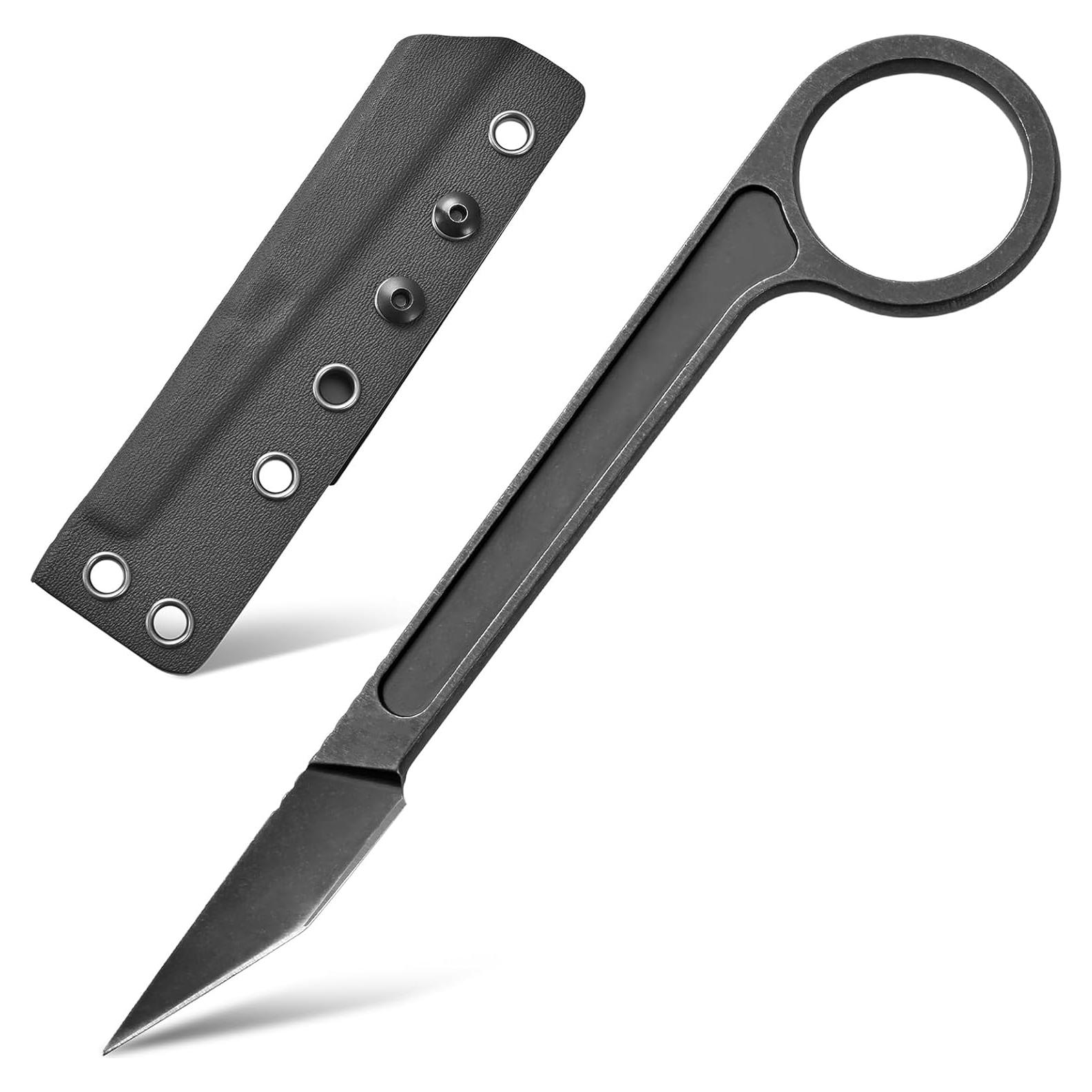 Cuchillo de hoja fija Gtkii Gtk104 acero D2 camping 14 cm