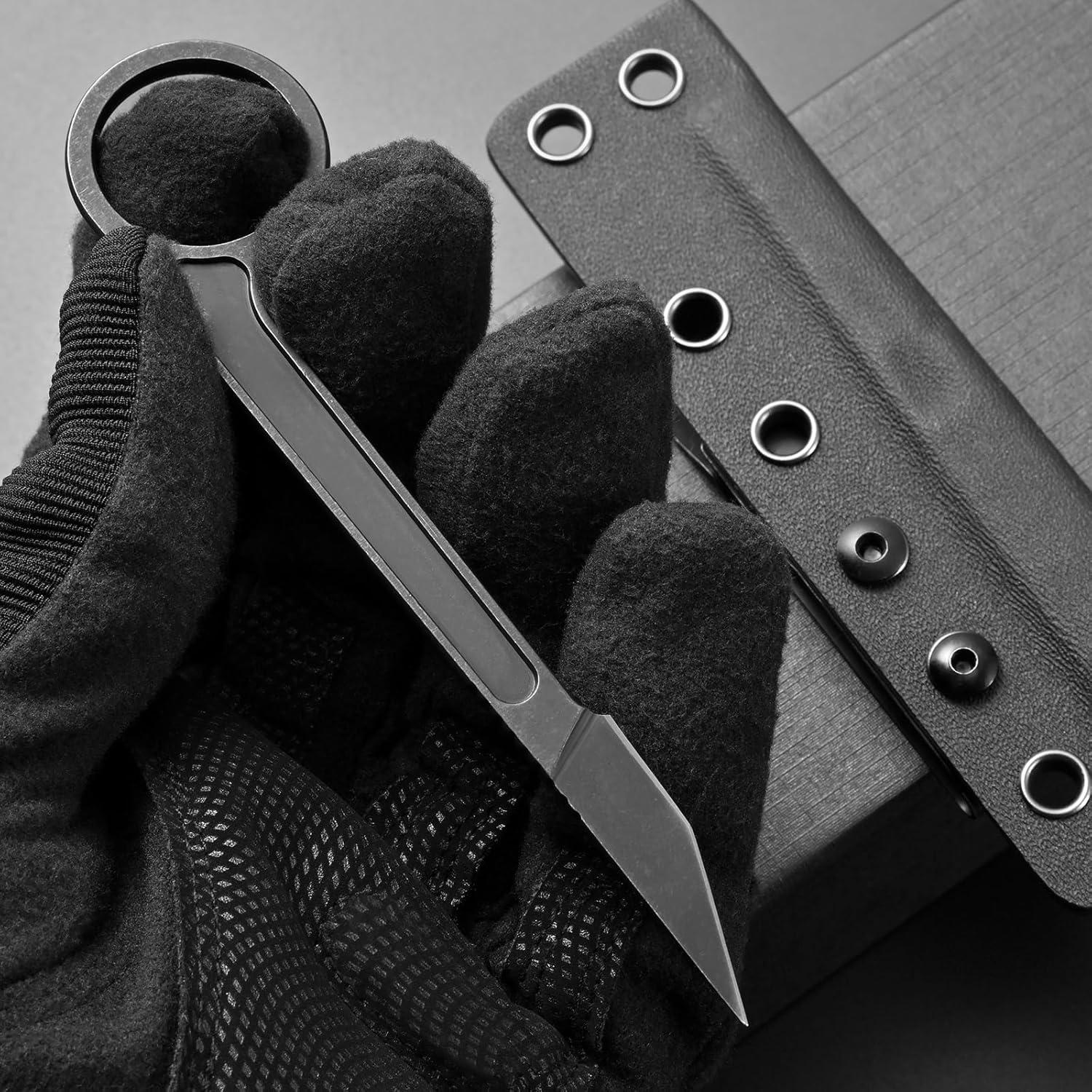 Cuchillo de hoja fija Gtkii Gtk104 acero D2 camping 14 cm