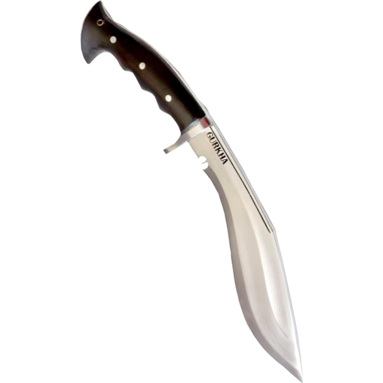 Cuchillo Kukri Gurkha Iraquí 38.1 cm Hoja de Acero al Carbono