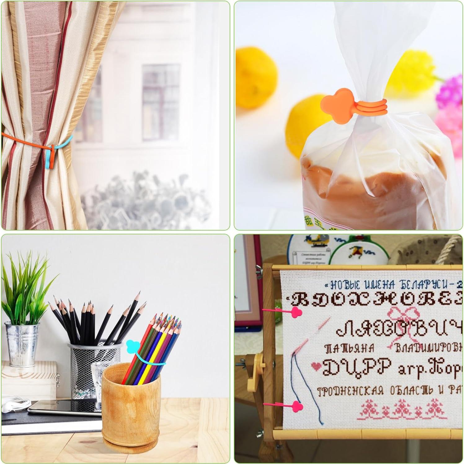 Organizador de Cables Ramzi 24 Piezas Magnético Multicolor