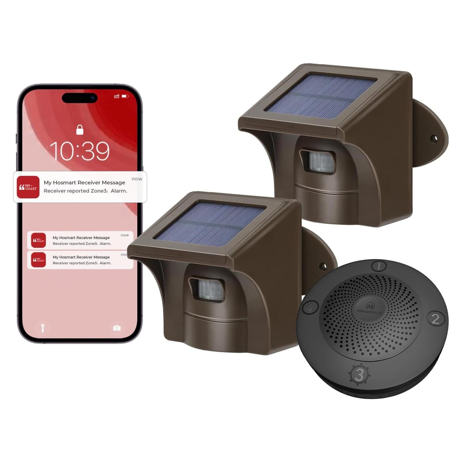 Alarma Inalámbrica Solar eMACROS Pro 3 con App - 457m