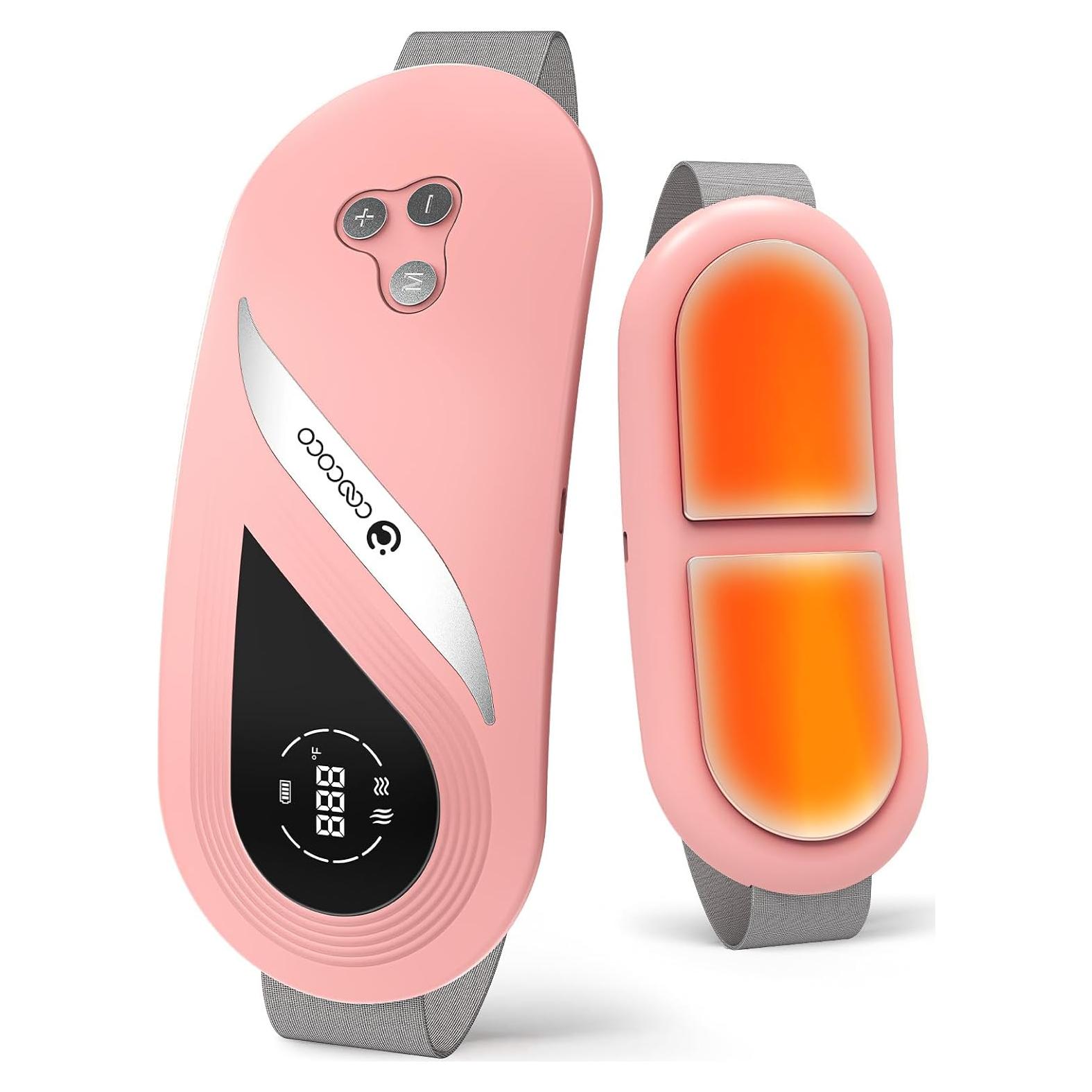 Almohadilla Térmica CooCoCo Rosa para Calambres Menstruales