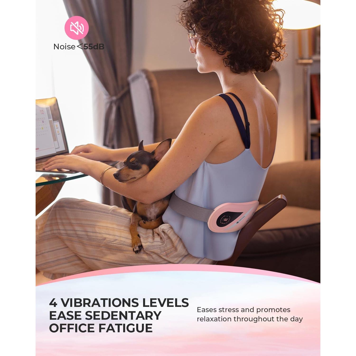 Almohadilla Térmica CooCoCo Rosa para Calambres Menstruales