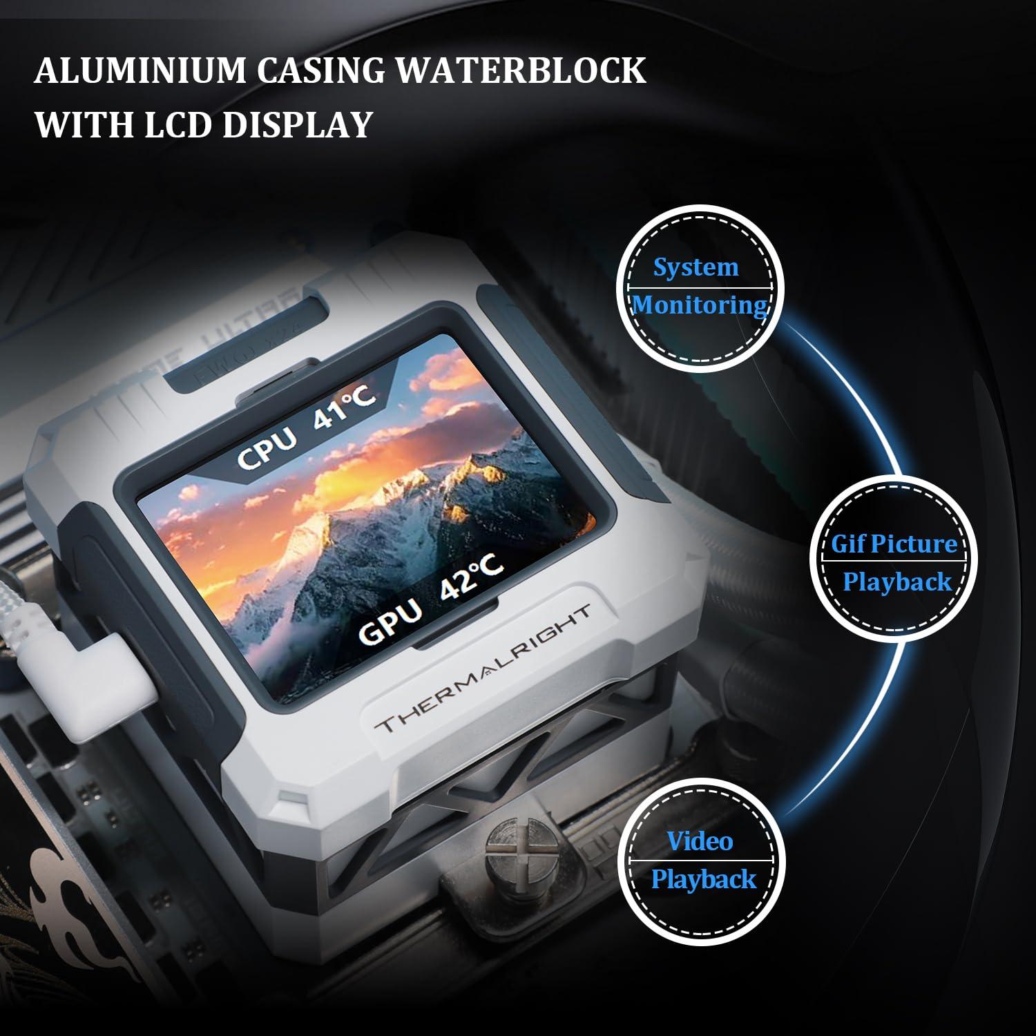 Enfriador Líquido AIO Thermalright FW360 Blanco ARGB 360mm