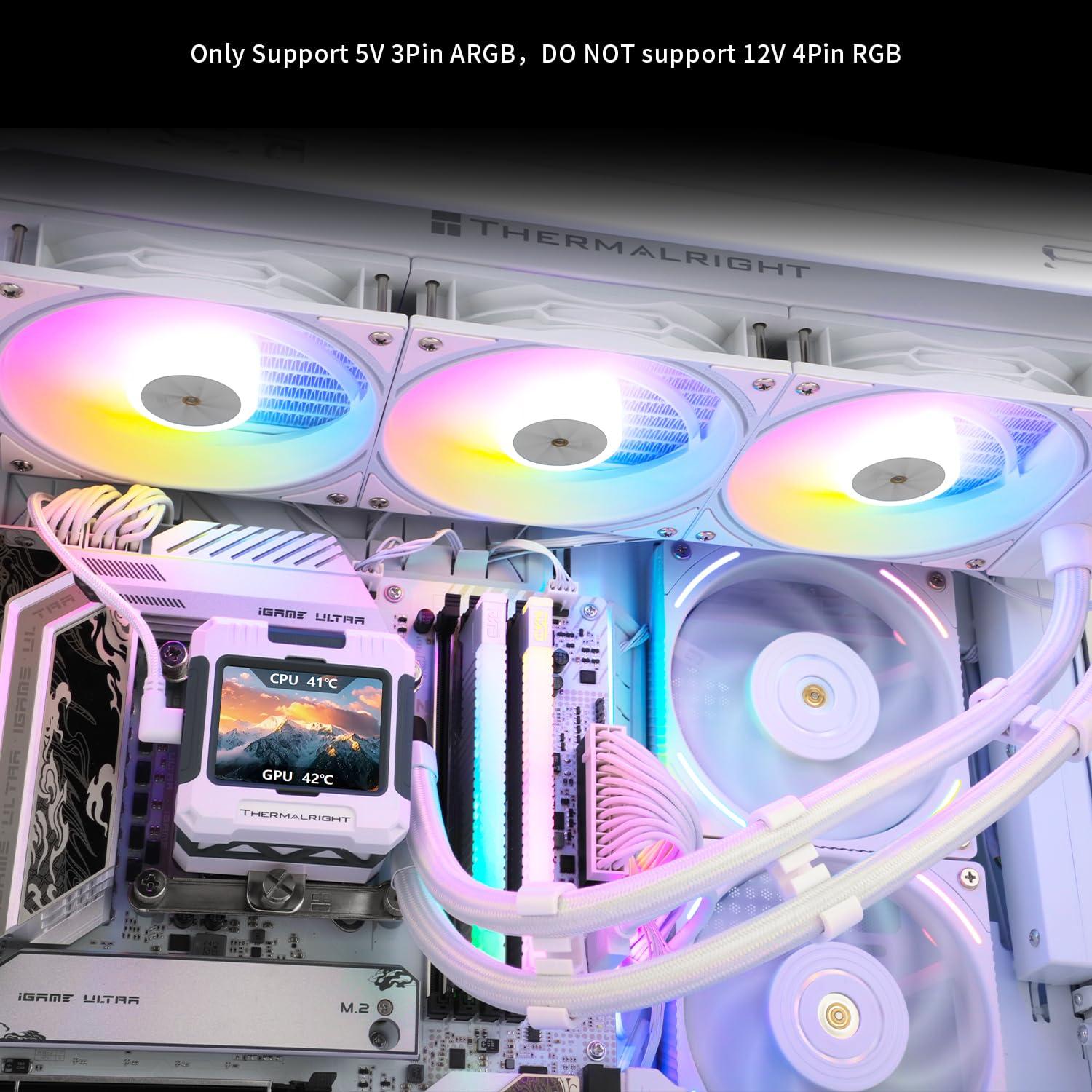 Enfriador Líquido AIO Thermalright FW360 Blanco ARGB 360mm