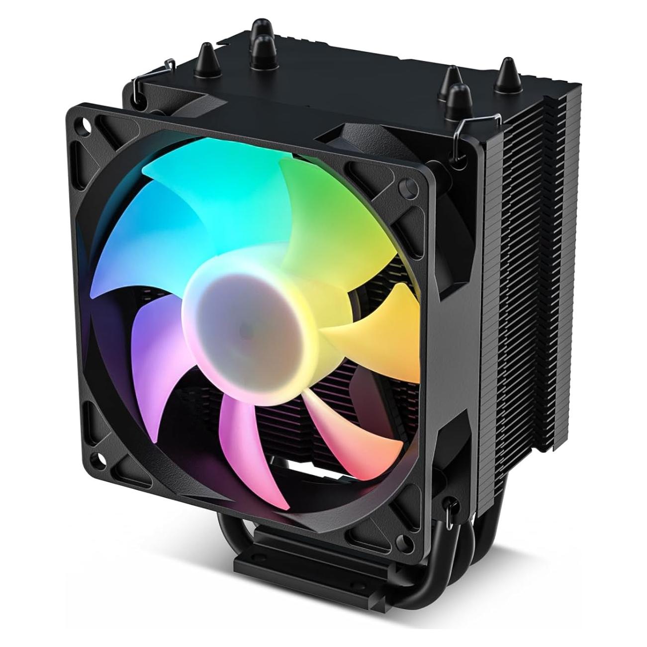 Enfriador de CPU Vetroo V3 ARGB 133mm para AMD e Intel