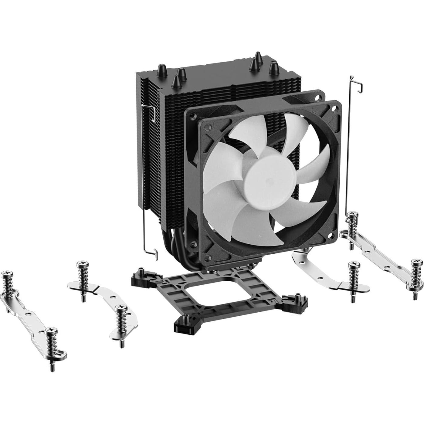 Enfriador de CPU Vetroo V3 ARGB 133mm para AMD e Intel