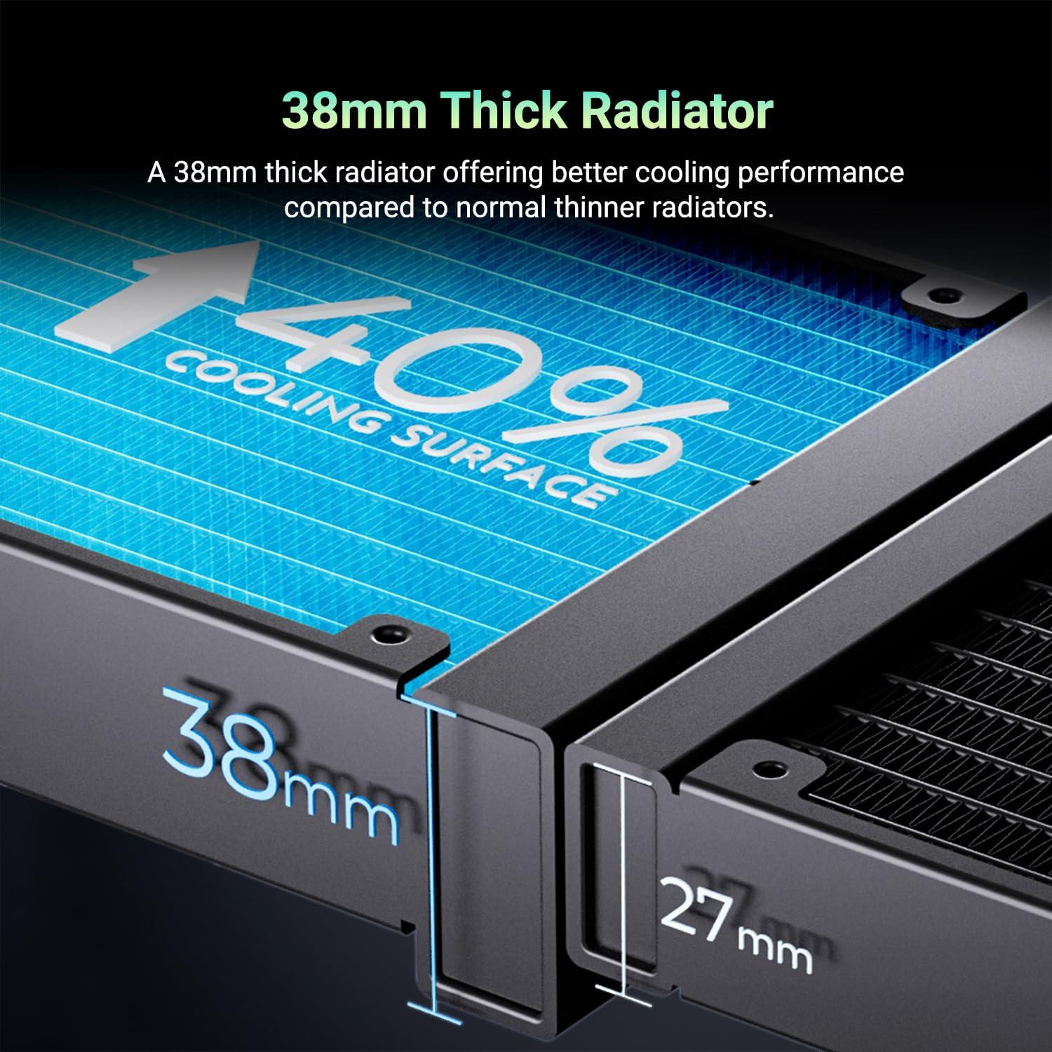 Enfriador de CPU Líquido ID-COOLING DX240 MAX 240mm ARGB AIO