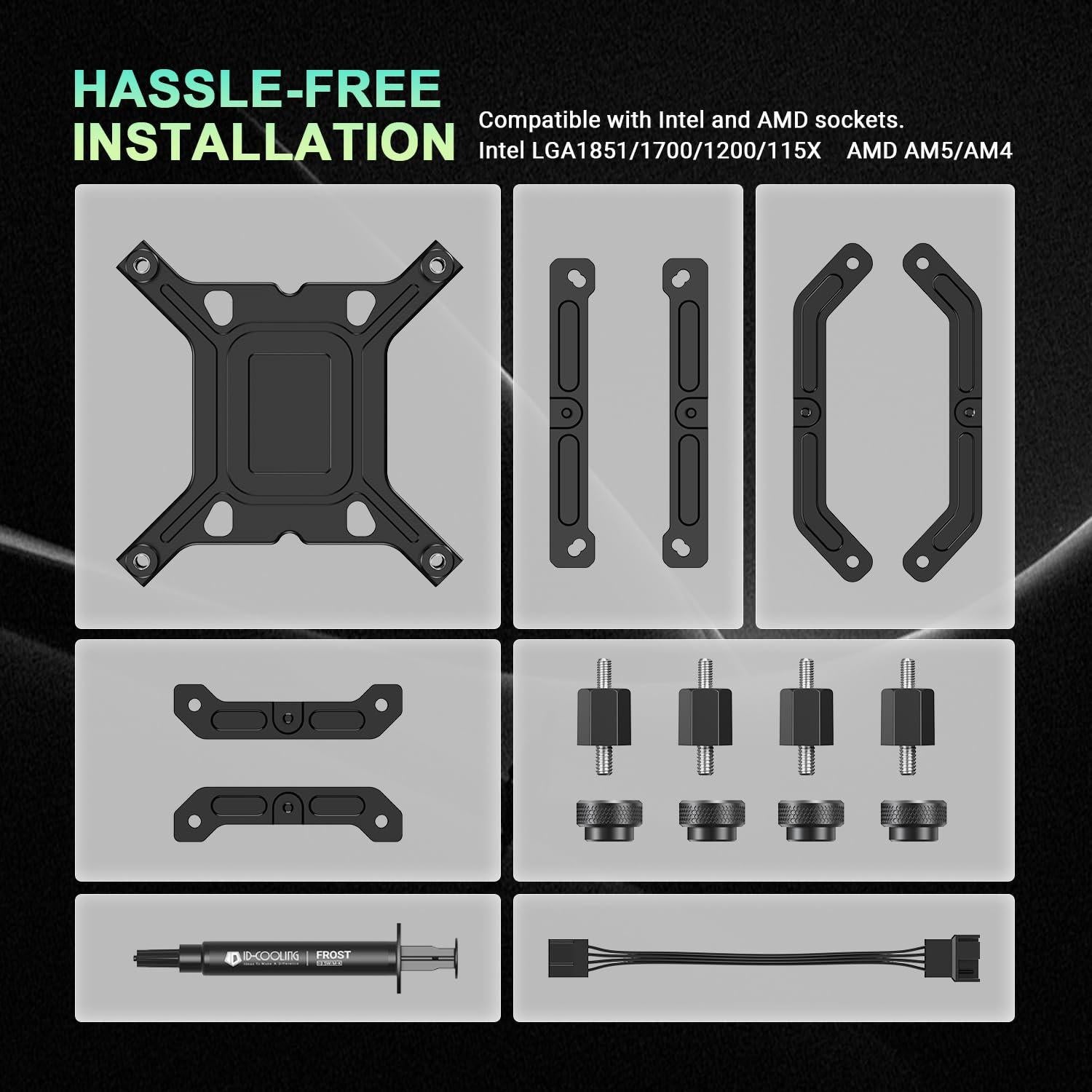 Enfriador de CPU Líquido ID-COOLING DX240 MAX 240mm ARGB AIO