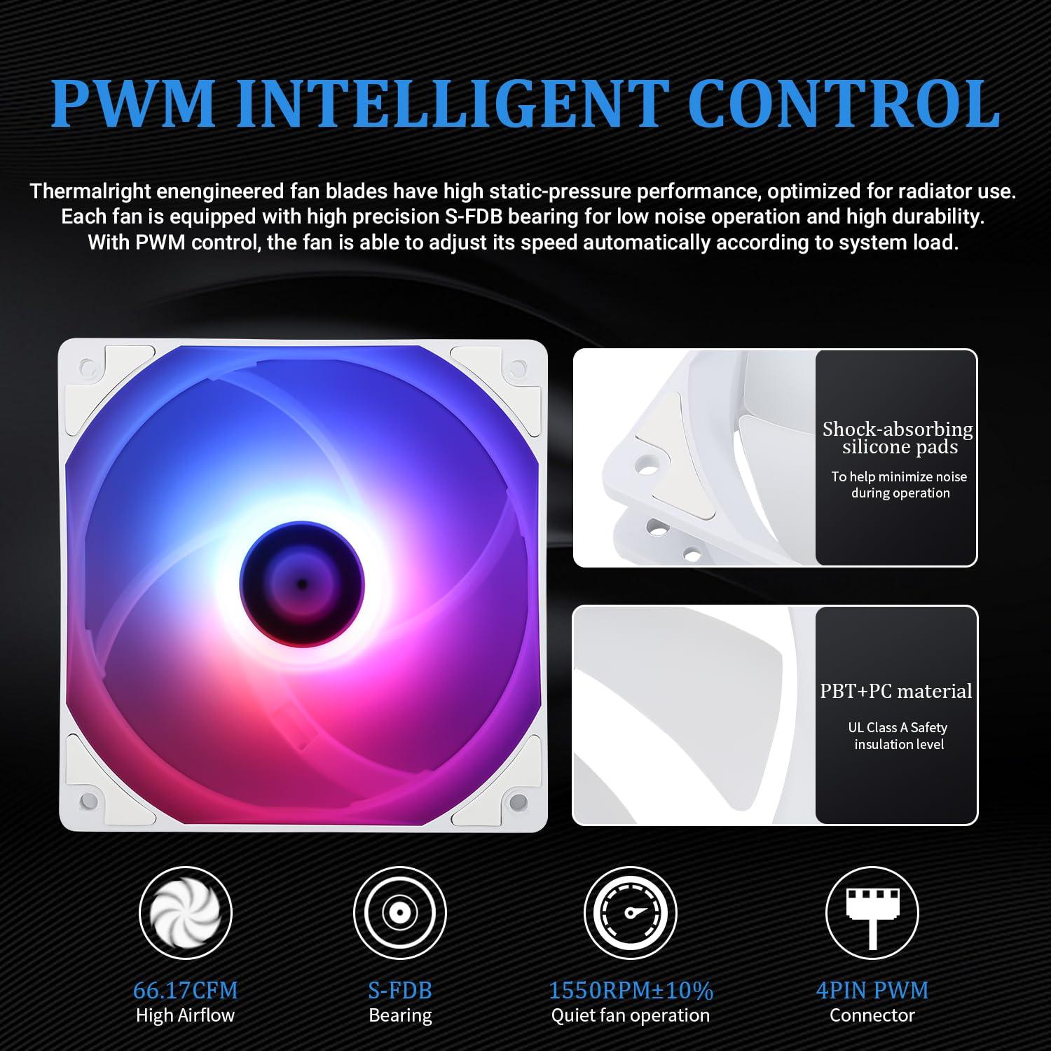 Enfriador de CPU Líquido Thermalright Aqua Elite 240 ARGB Blanco