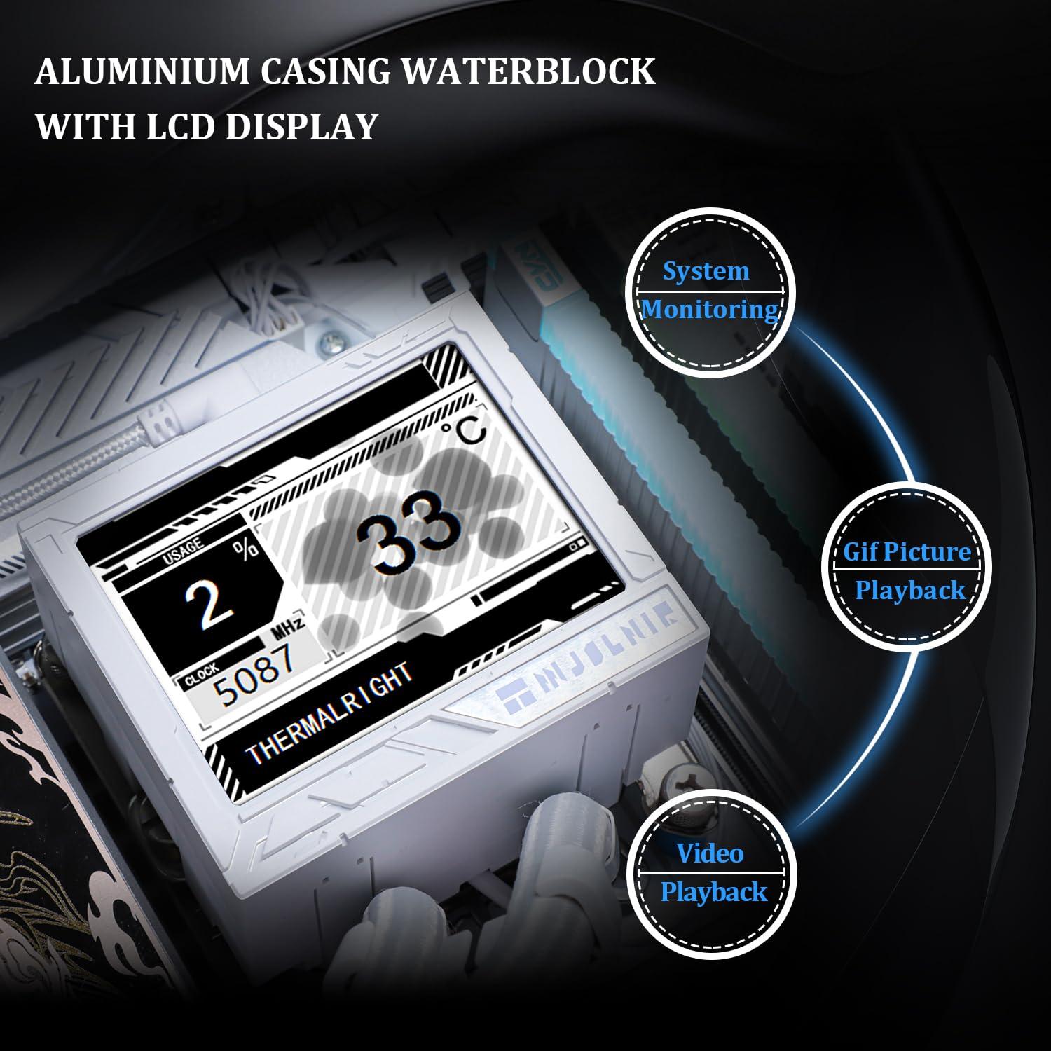 Enfriador AIO Thermalright Mjolnir Vision 360 ARGB Blanco