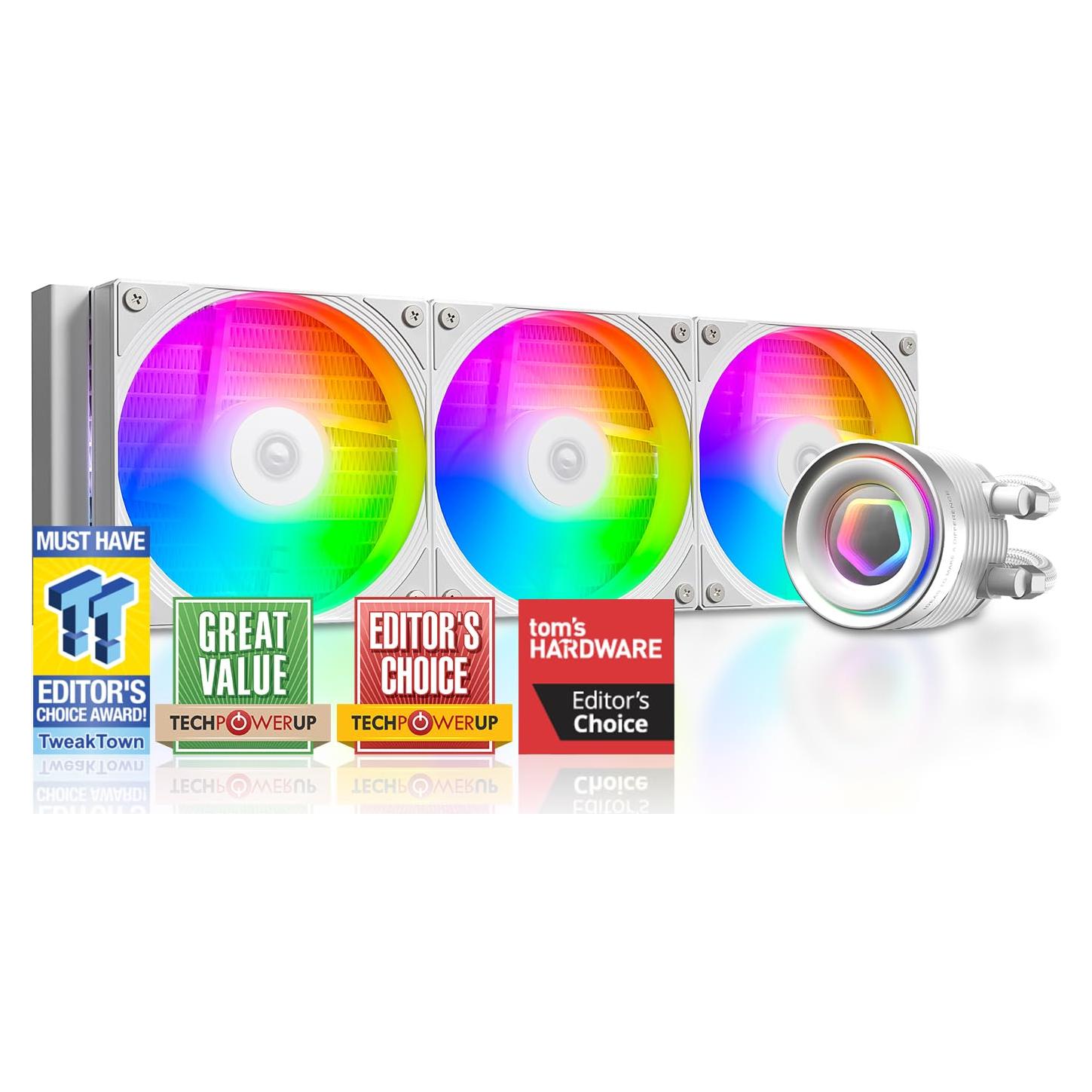 Enfriador de CPU Líquido ID-COOLING FX360 INF Blanco 360mm AIO ARGB