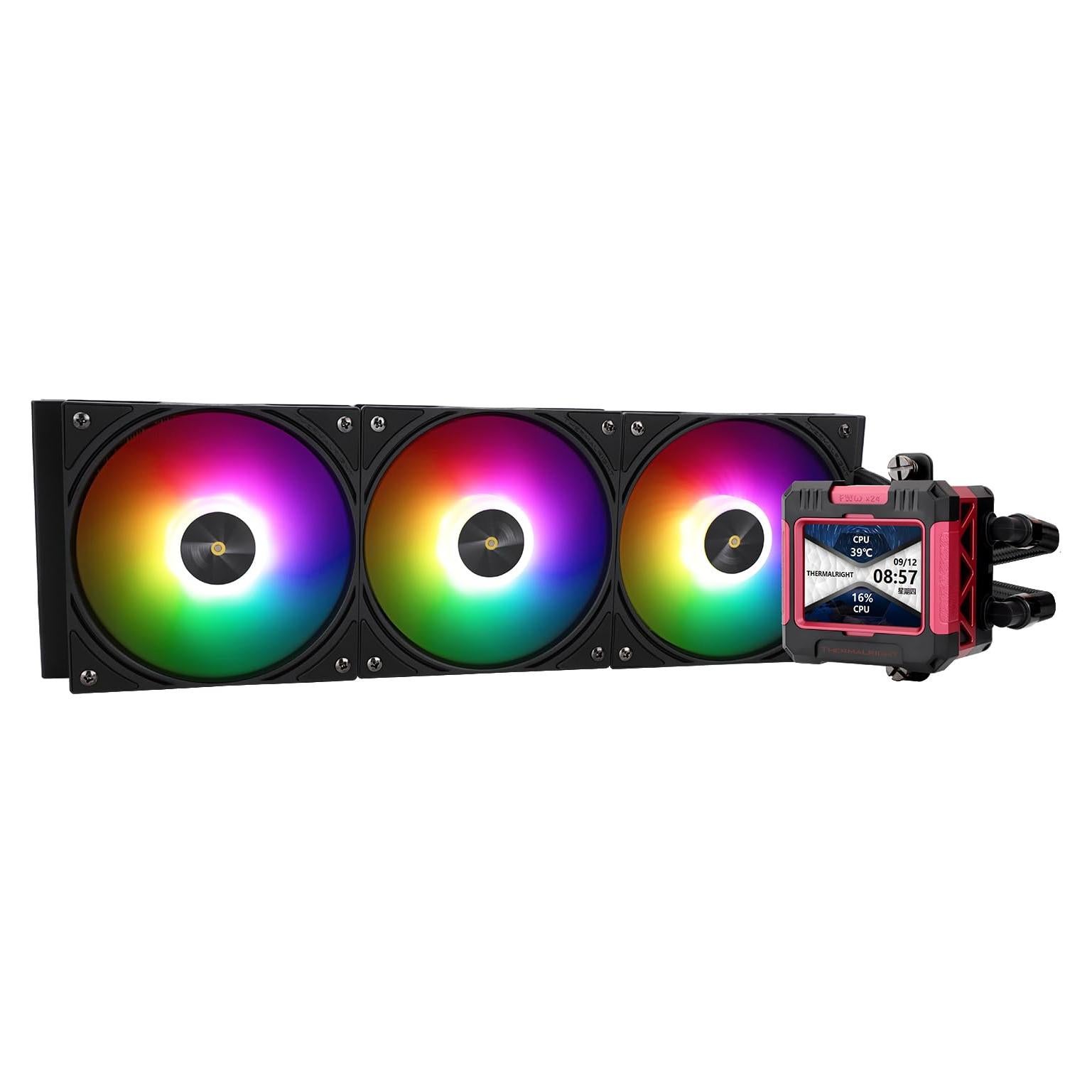 Enfriador Líquido CPU Thermalright FW360 ARGB 360mm con Pantalla LCD