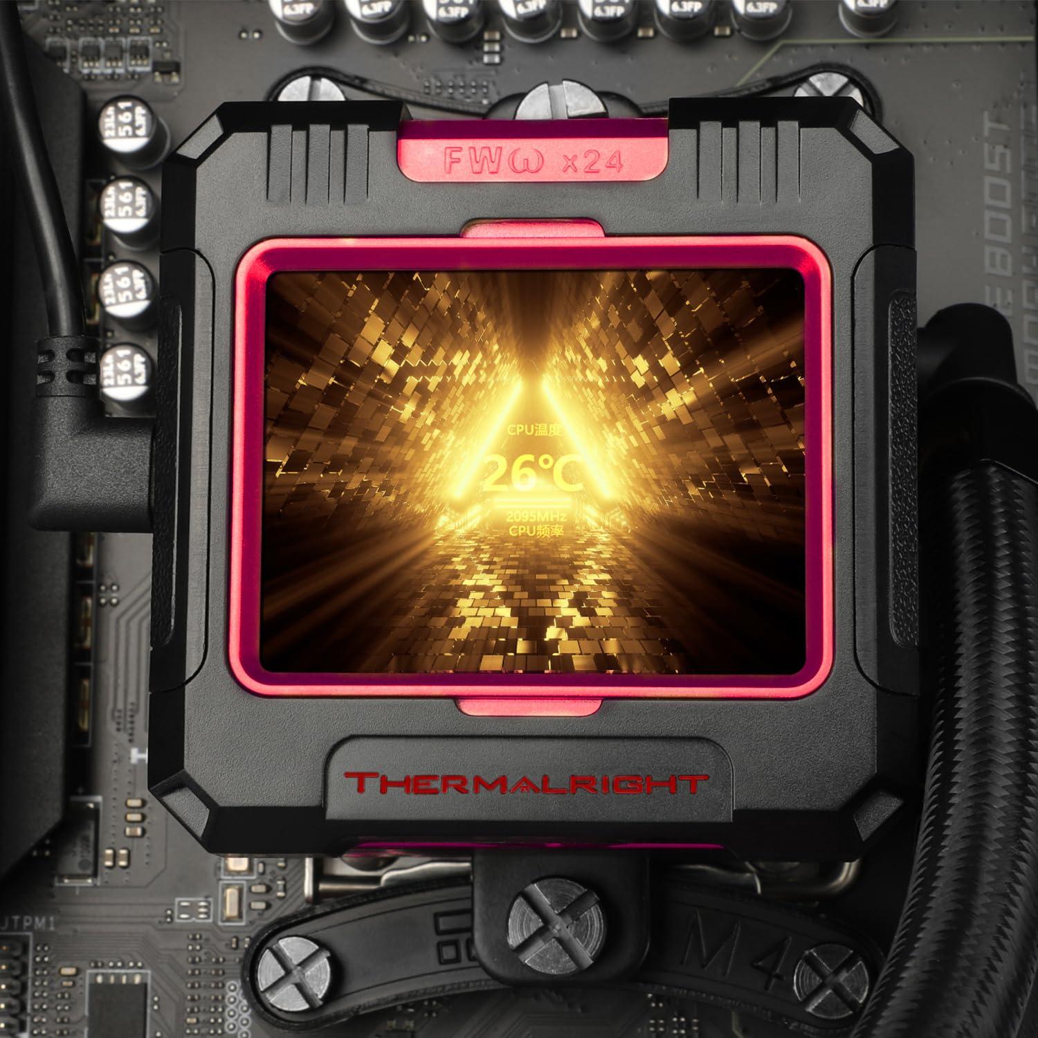 Enfriador Líquido CPU Thermalright FW360 ARGB 360mm con Pantalla LCD