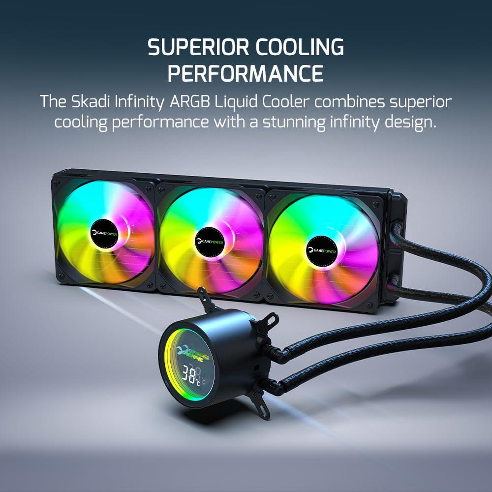Enfriador Líquido Gamepower Skadi Infinity 360 ARGB 260W