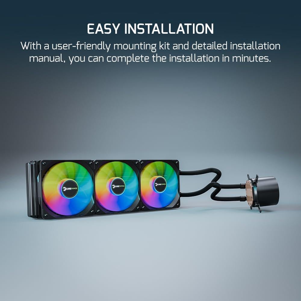 Enfriador Líquido Gamepower Skadi Infinity 360 ARGB 260W