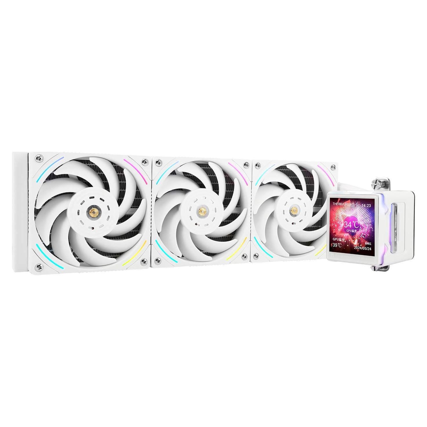 Enfriador AIO Thermalright Elite Vision 360 ARGB Blanco 6.93cm