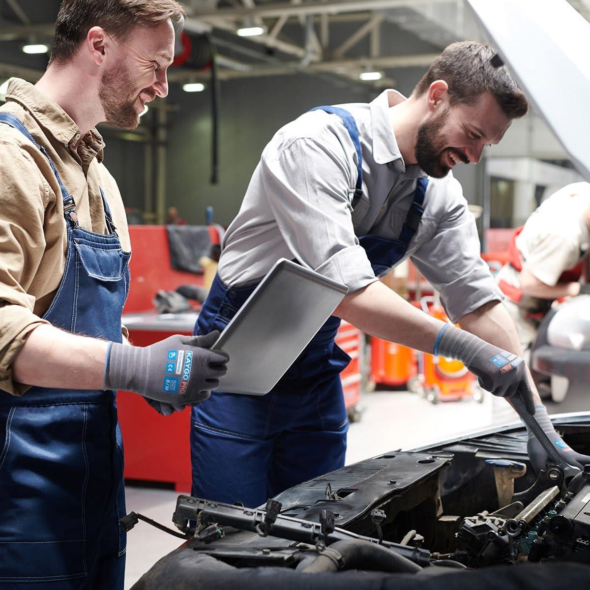 Guantes de Trabajo KAYGO KG18NB Nitrilo Transpirables 3 Pares