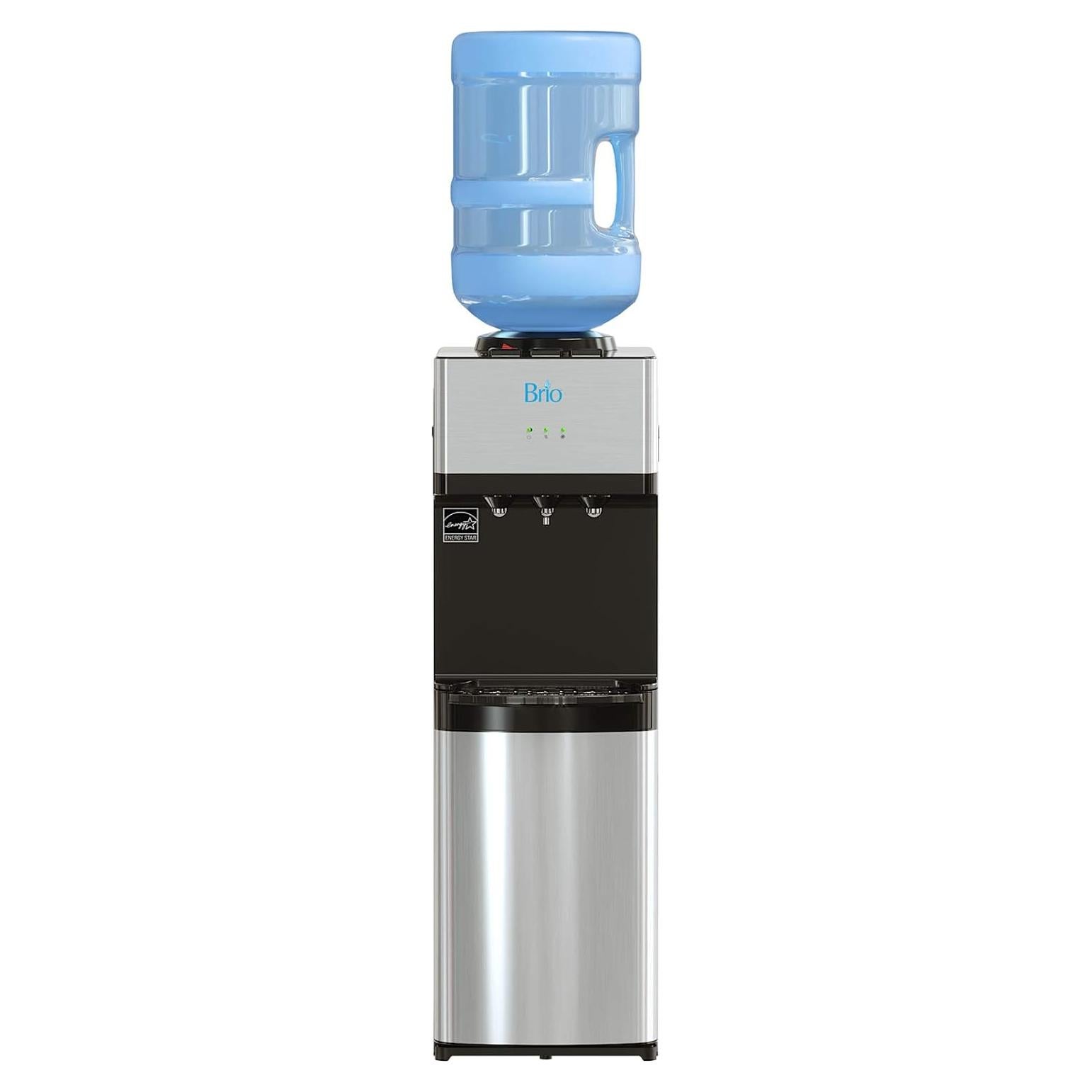 Dispensador de Agua Brio CLTL520 - Carga Superior, 3 Temperaturas, 11.4-18.9L