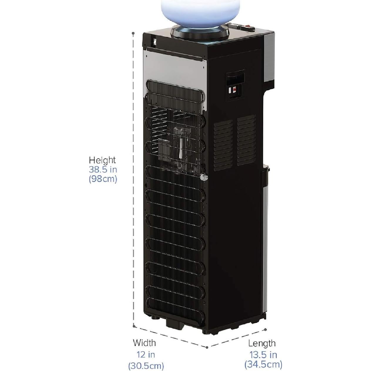 Dispensador de Agua Brio CLTL520 - Carga Superior, 3 Temperaturas, 11.4-18.9L