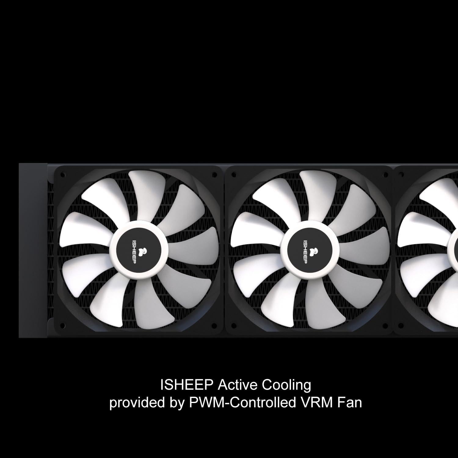 Enfriador de CPU Líquido AIO ISHEEP 360mm ARGB Silencioso