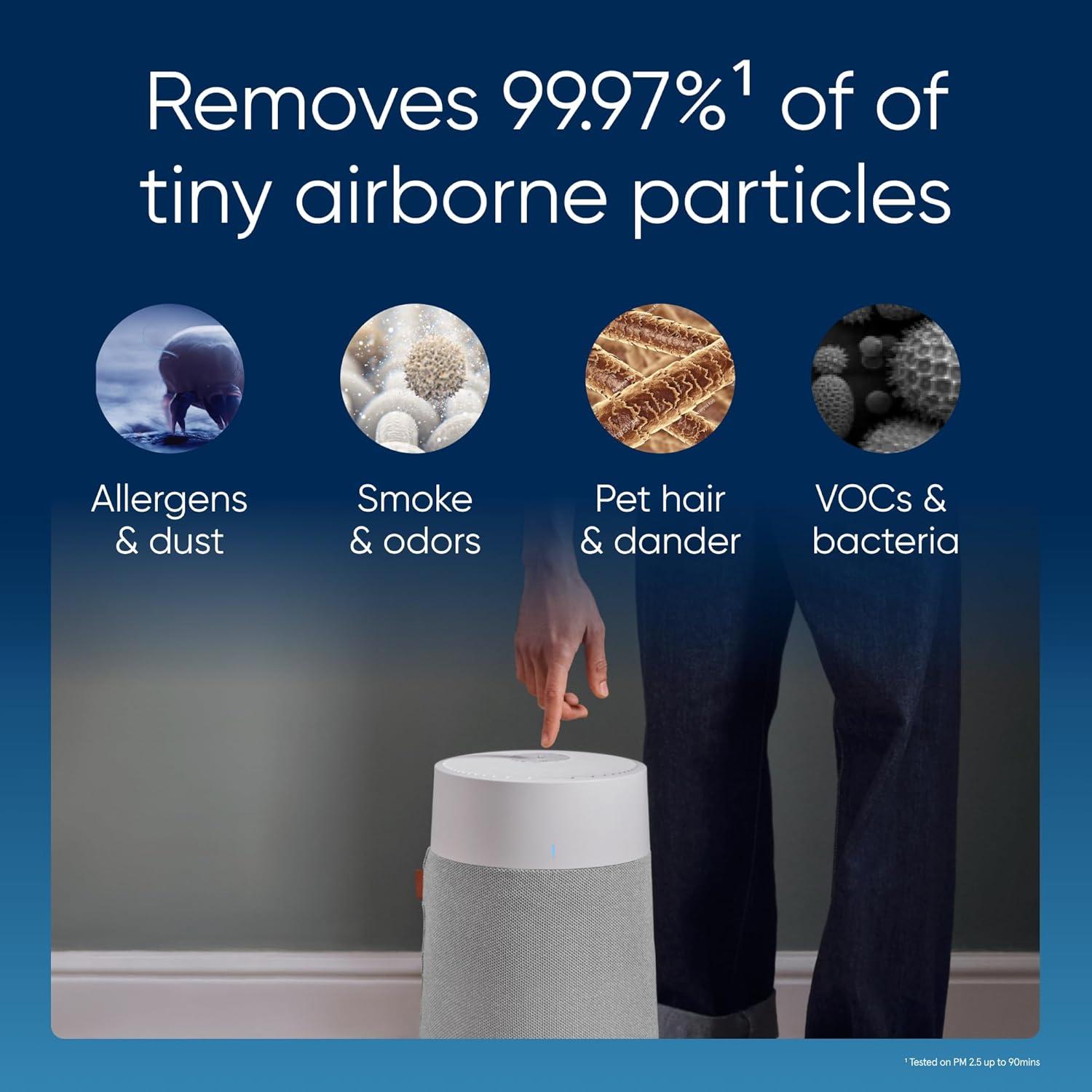 Purificador de Aire Blueair Blue Pure 511i Max - HEPASilent 49 m²