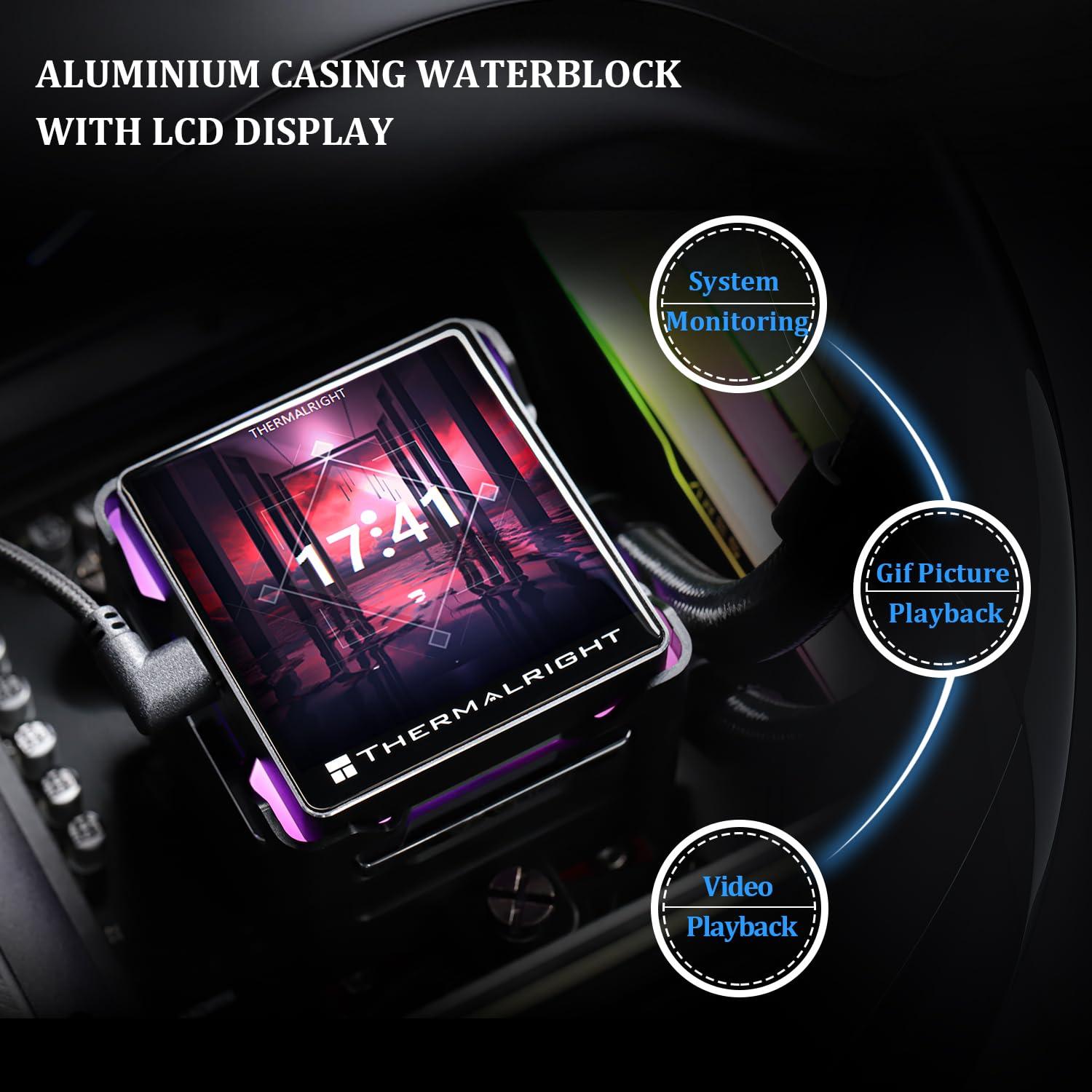 Enfriador Líquido AIO Thermalright Elite Vision 360 ARGB Negro