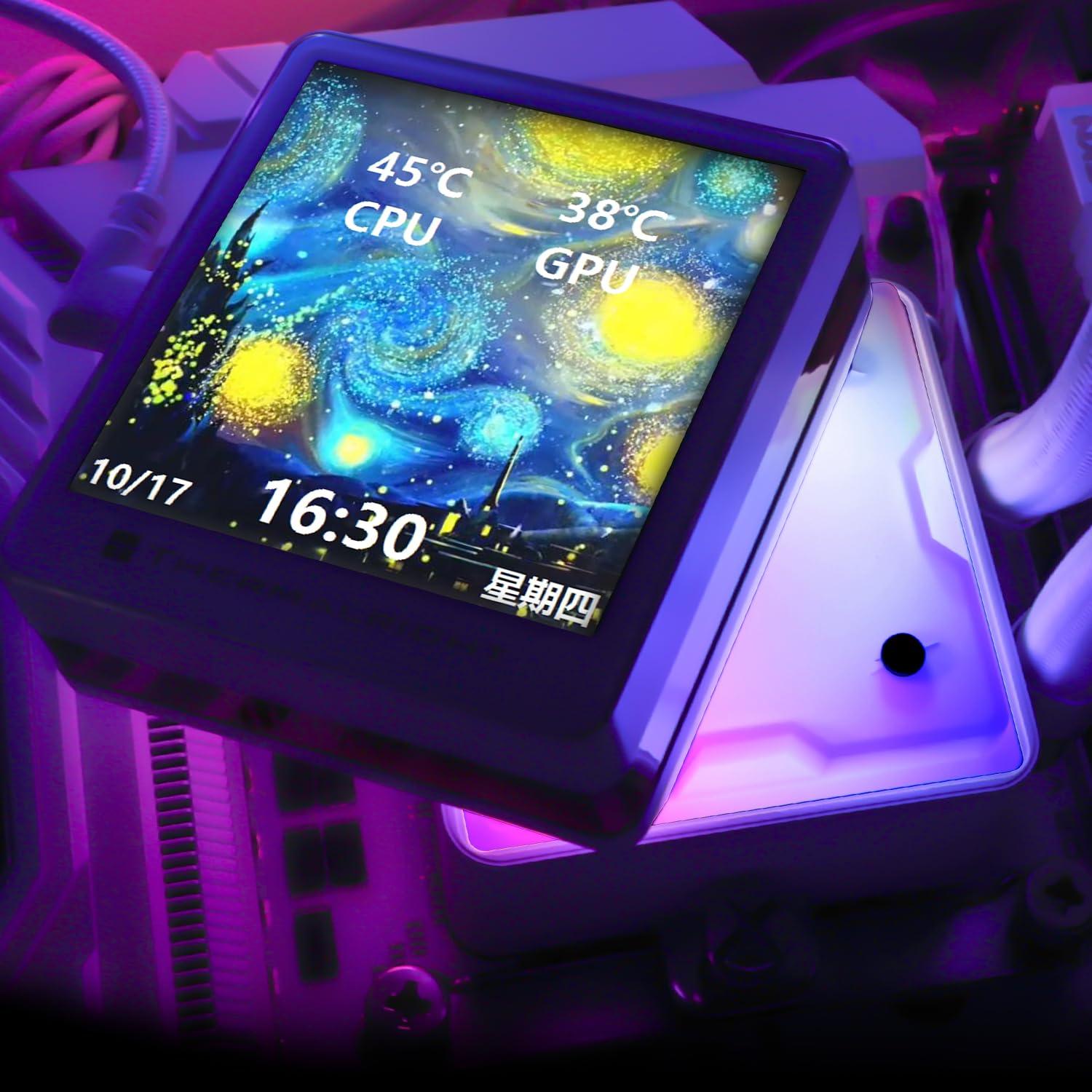 Enfriador AIO CPU Thermalright Grand Vision 240 ARGB Blanco