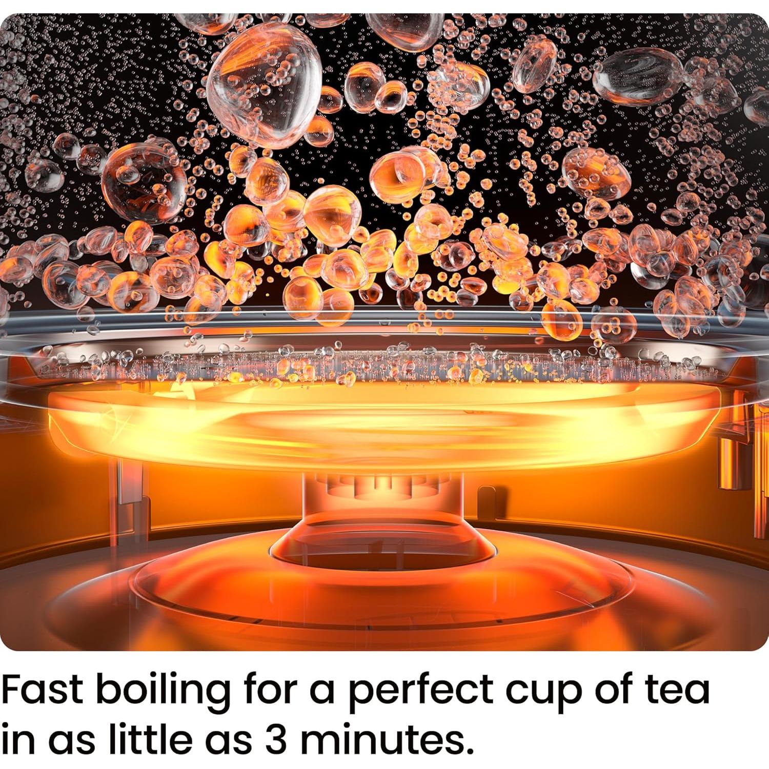 Hervidor Eléctrico Chefman 1.8L 1500W Vidrio Borosilicato