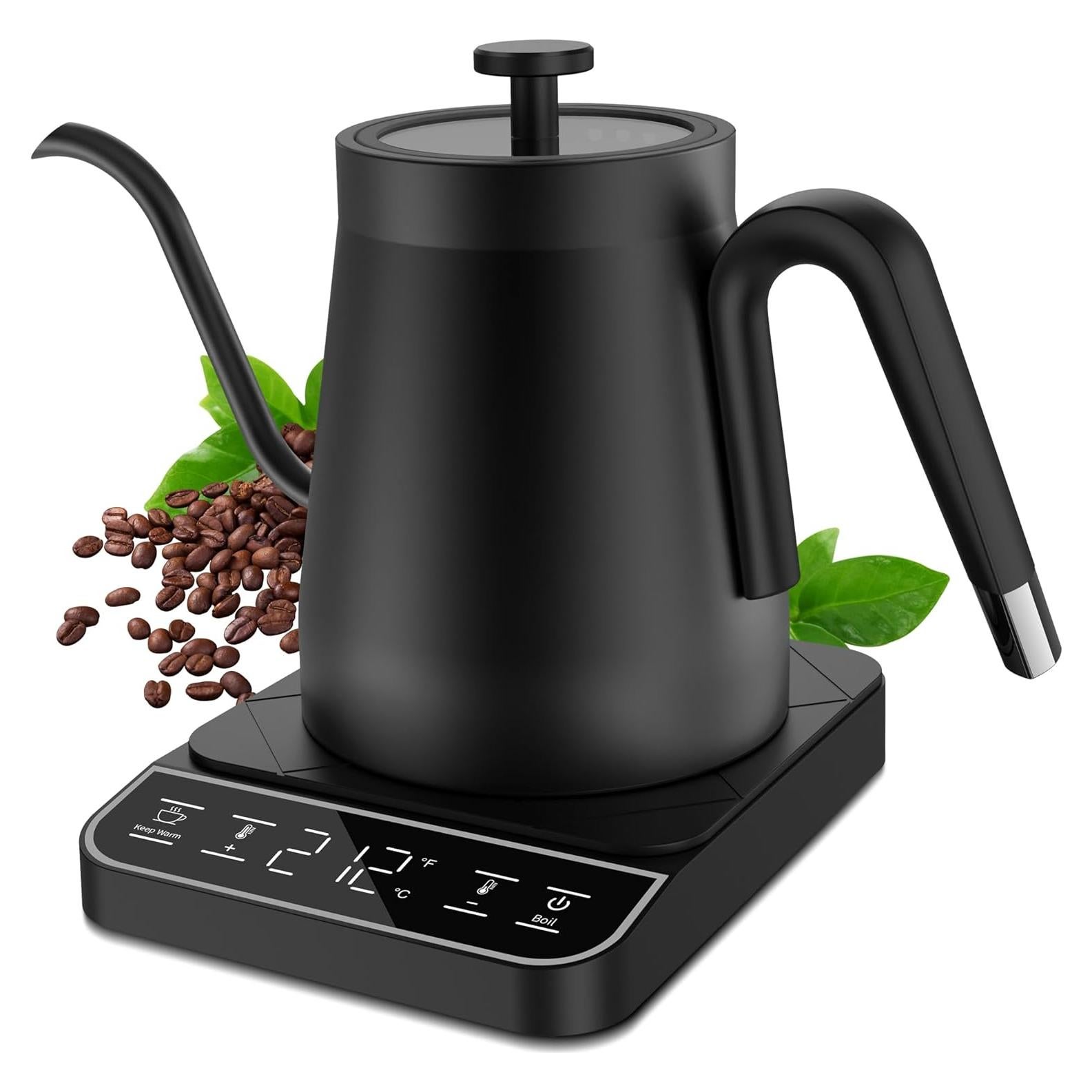 Hervidor Eléctrico de Cuello de Ganso binROC 0.8L 1200W