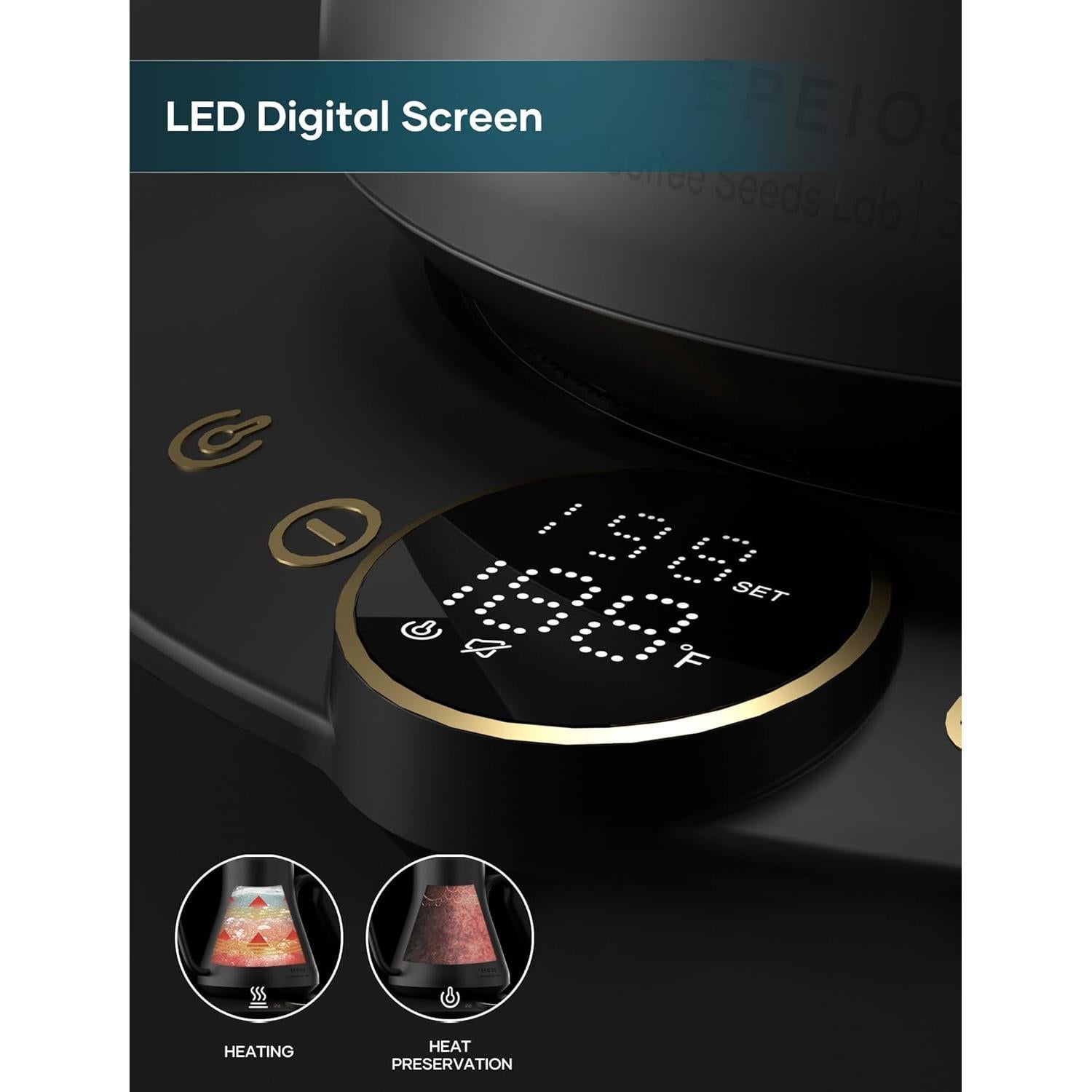 Hervidor Eléctrico de Cuello de Ganso Intasting CEK-204 0.9L