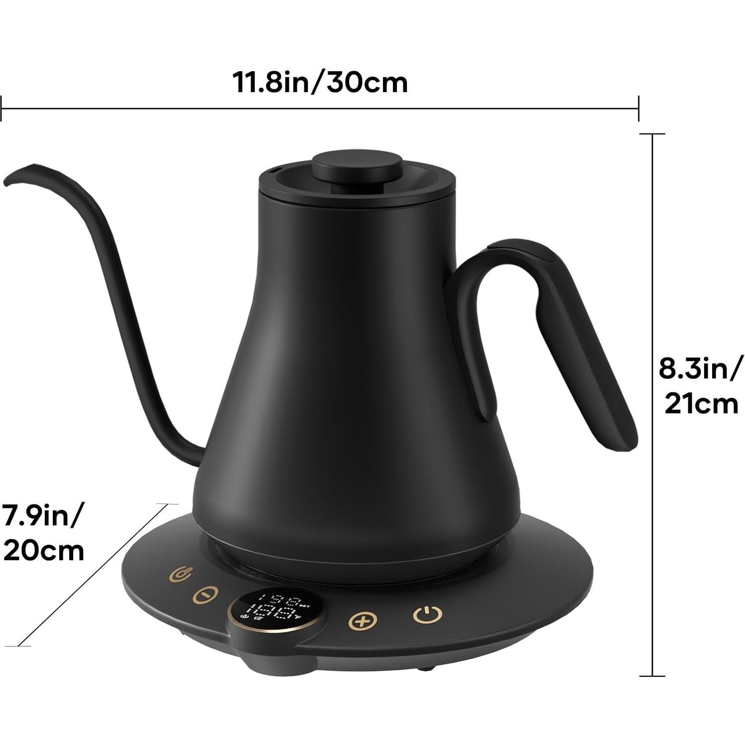 Hervidor Eléctrico de Cuello de Ganso Intasting CEK-204 0.9L