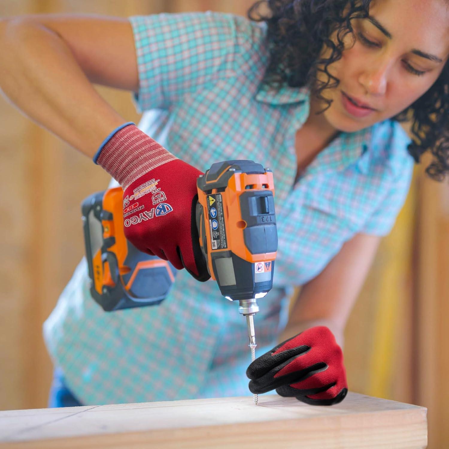 Guantes de Trabajo KAYGO KG18NB Nitrilo MicroFoam 12 Pares