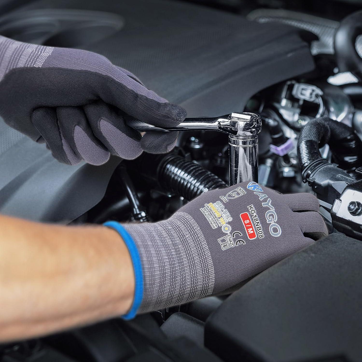 Guantes de Trabajo KAYGO KG18NB Nitrilo MicroFoam 12 Pares