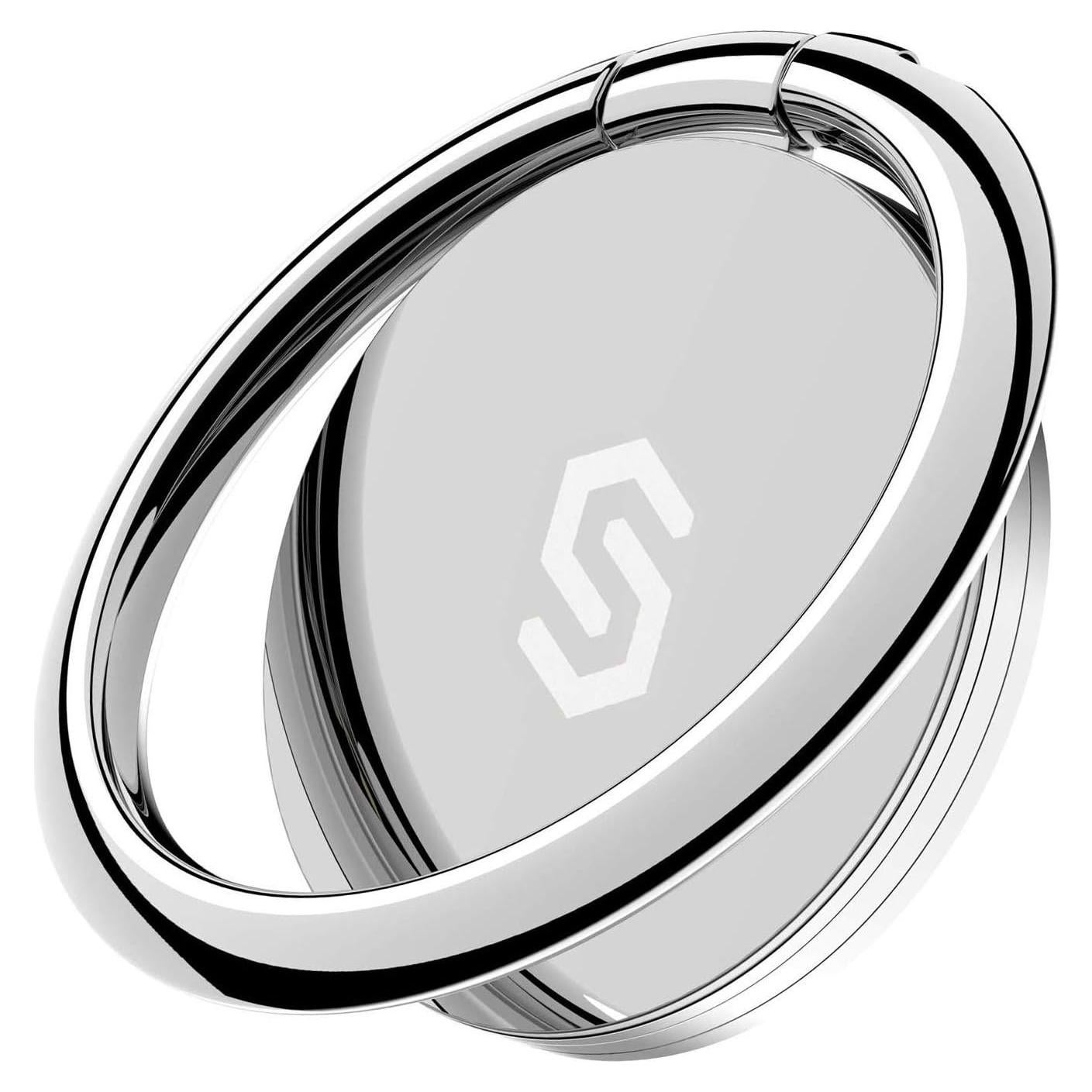 Soporte para anillo de teléfono Syncwire 360° Plata