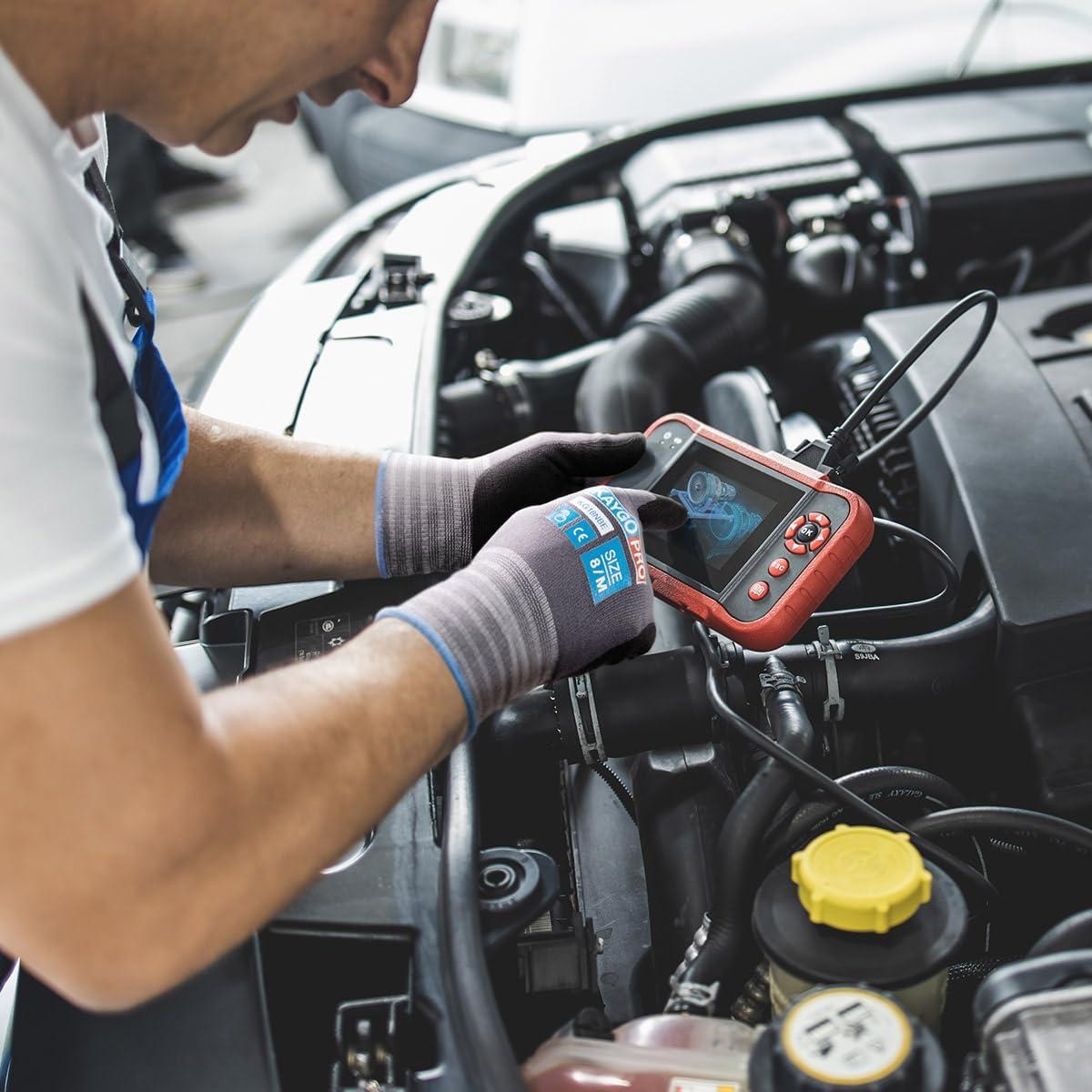 Guantes de Trabajo KAYGO KG18NB Nitrilo Táctiles 3 Pares