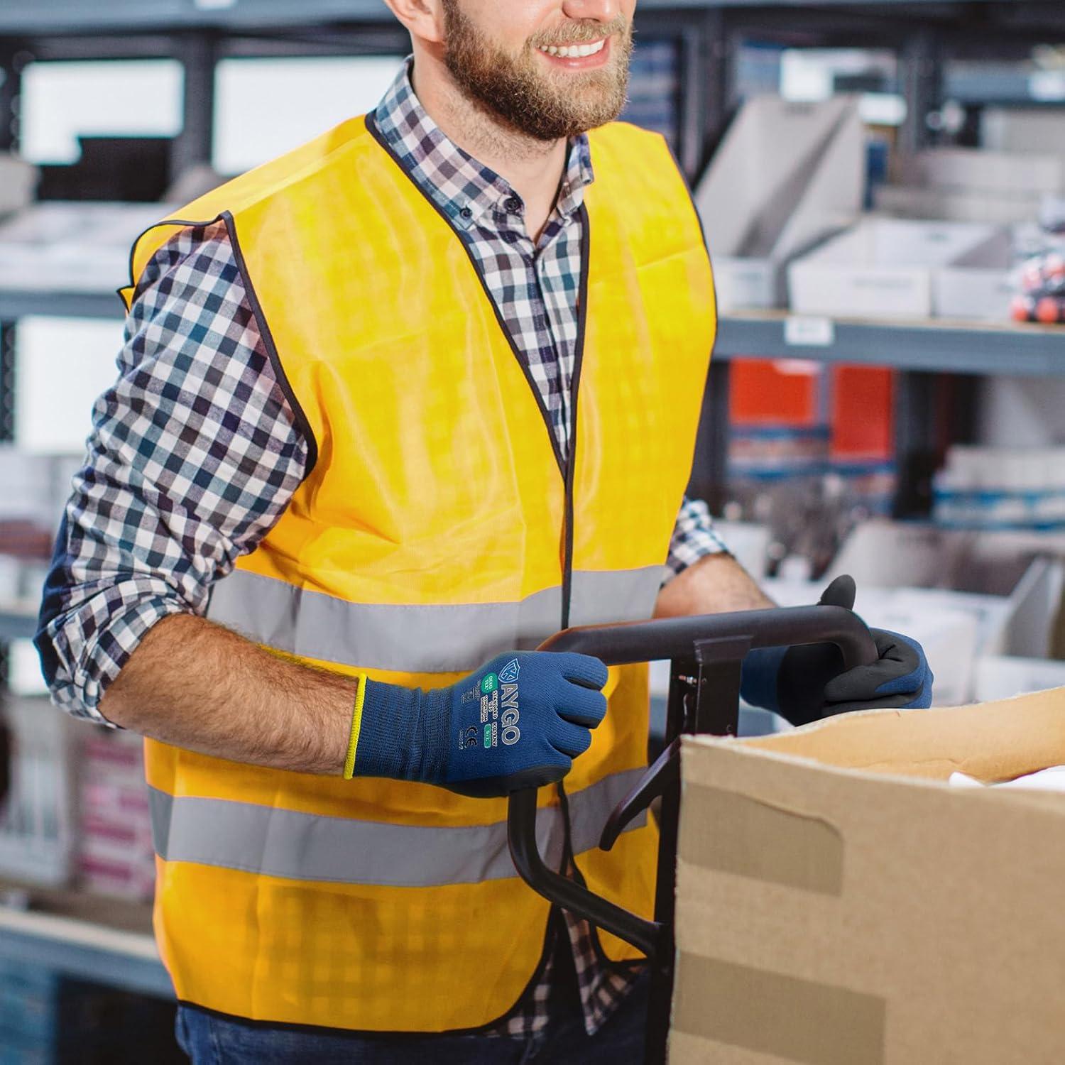 Guantes de Trabajo KAYGO KG18NB Nitrilo MicroFoam 12 Pares