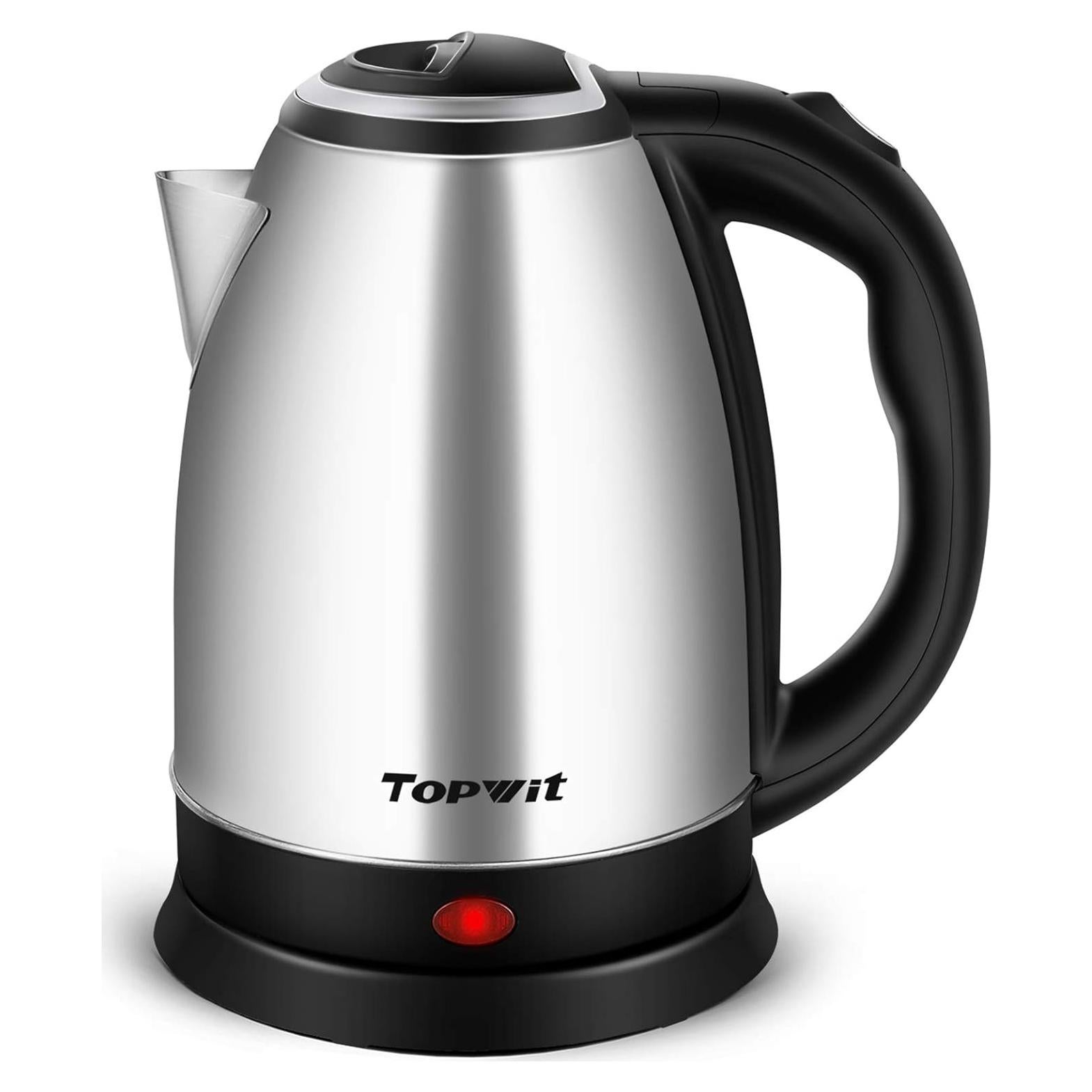 Hervidor Eléctrico TopWit 2L Acero Inoxidable 1000W Apagado Automático