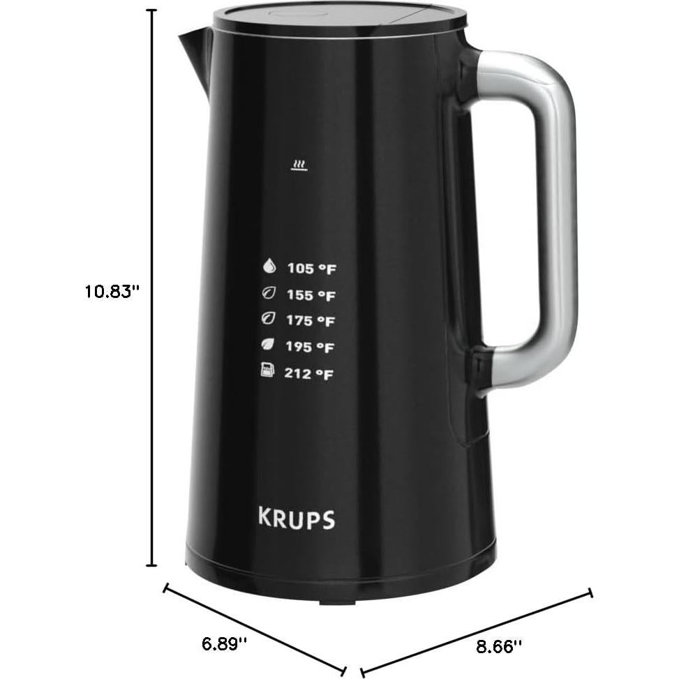 Hervidor Eléctrico KRUPS Smart Temp 1.7L Acero Inoxidable