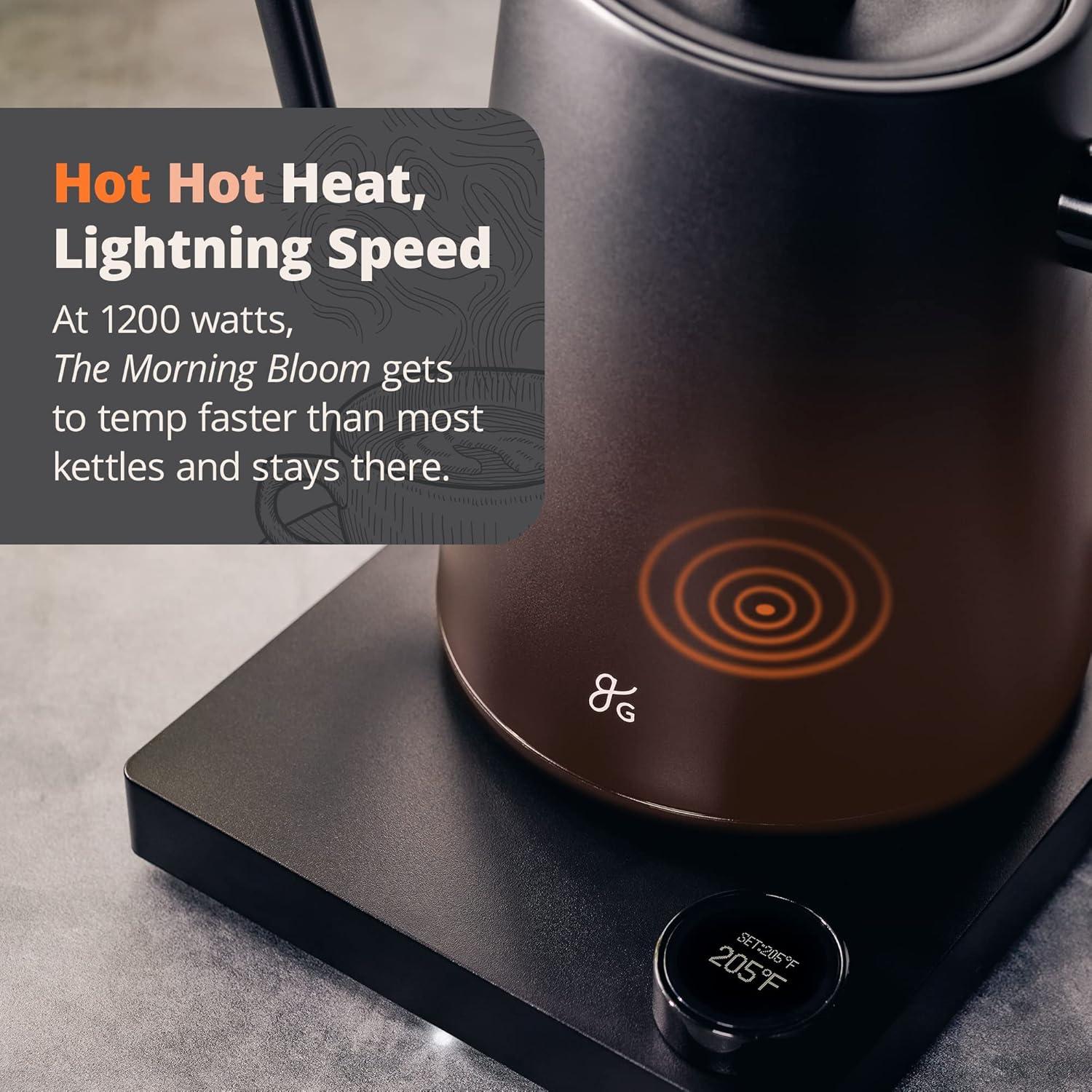 Hervidor eléctrico Greater Goods GK0449 1200W 1L acero inoxidable