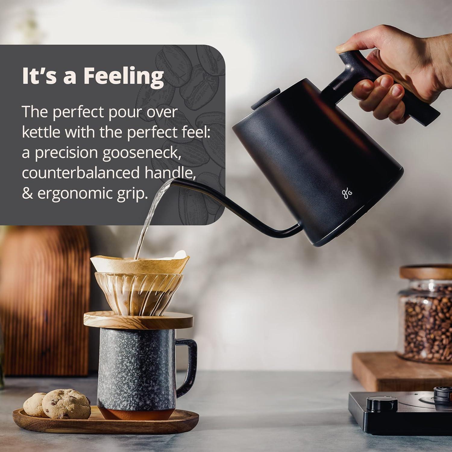 Hervidor eléctrico Greater Goods GK0449 1200W 1L acero inoxidable