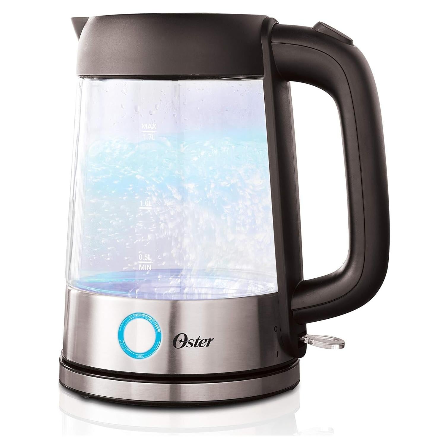 Hervidor de vidrio Oster 1.7L BVSTKT7098-000 con LED