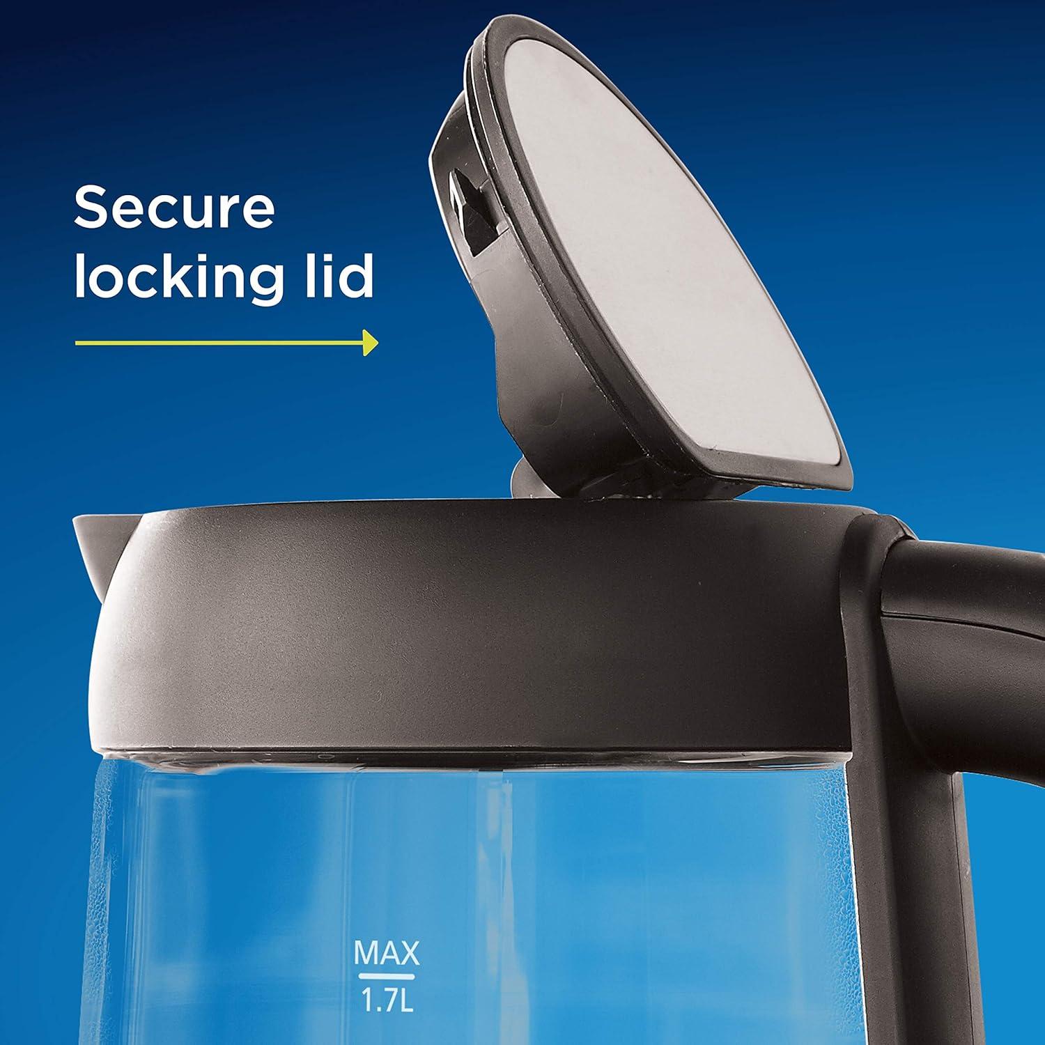 Hervidor de vidrio Oster 1.7L BVSTKT7098-000 con LED