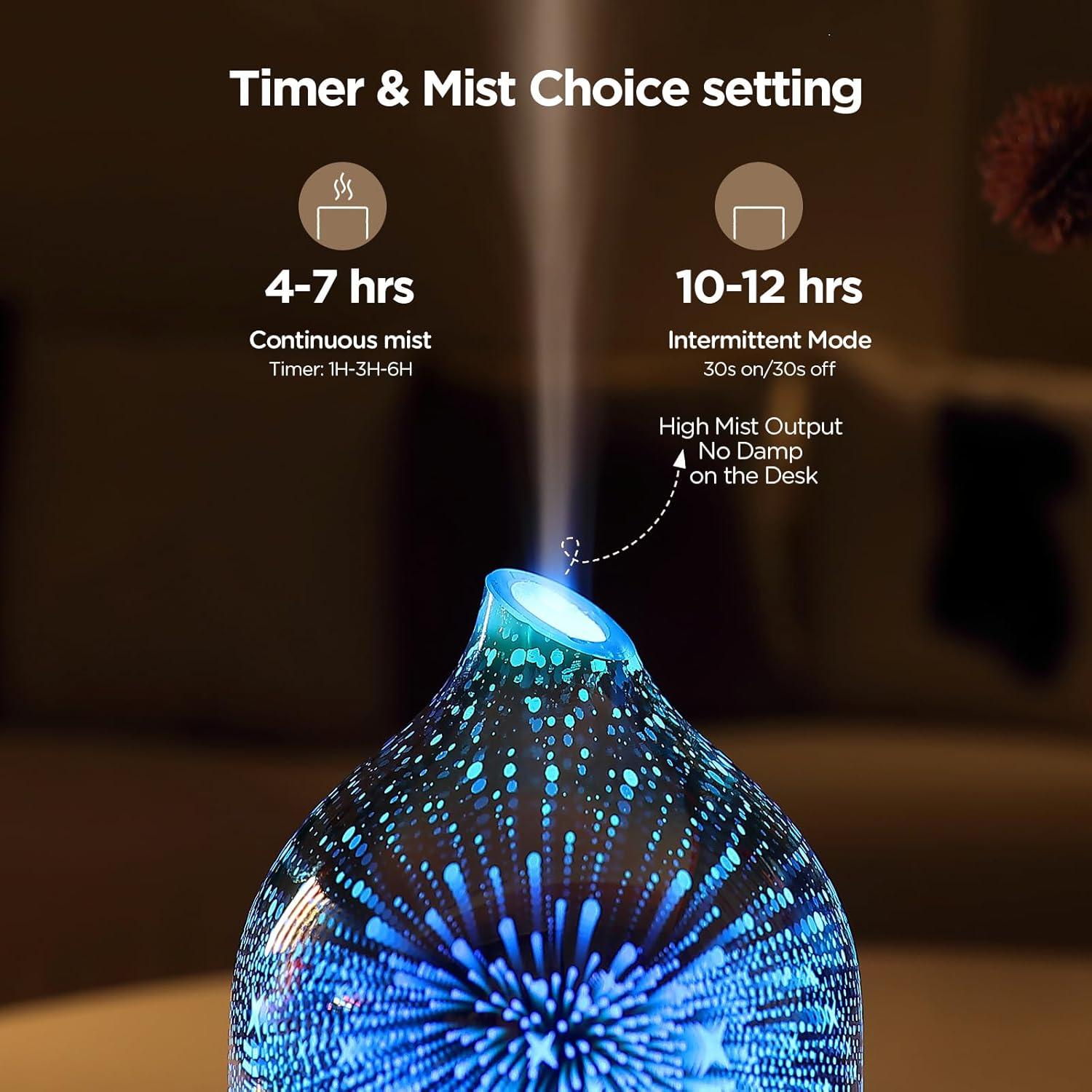 Difusor de Aromaterapia INRORANS Torre Eiffel 160ml Ultrasonido