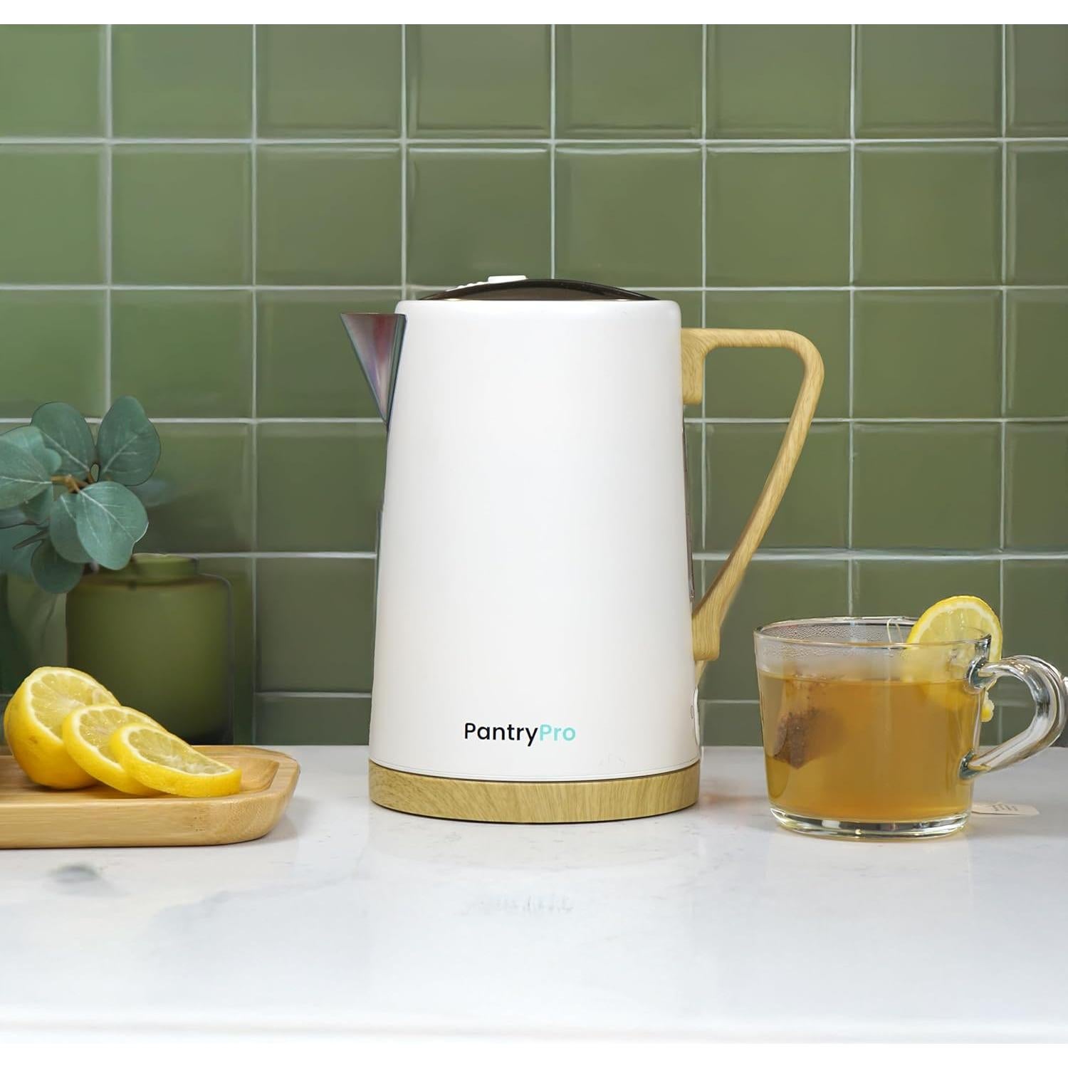 Hervidor Eléctrico PantryPro 1.7L 1500W Acero Inoxidable