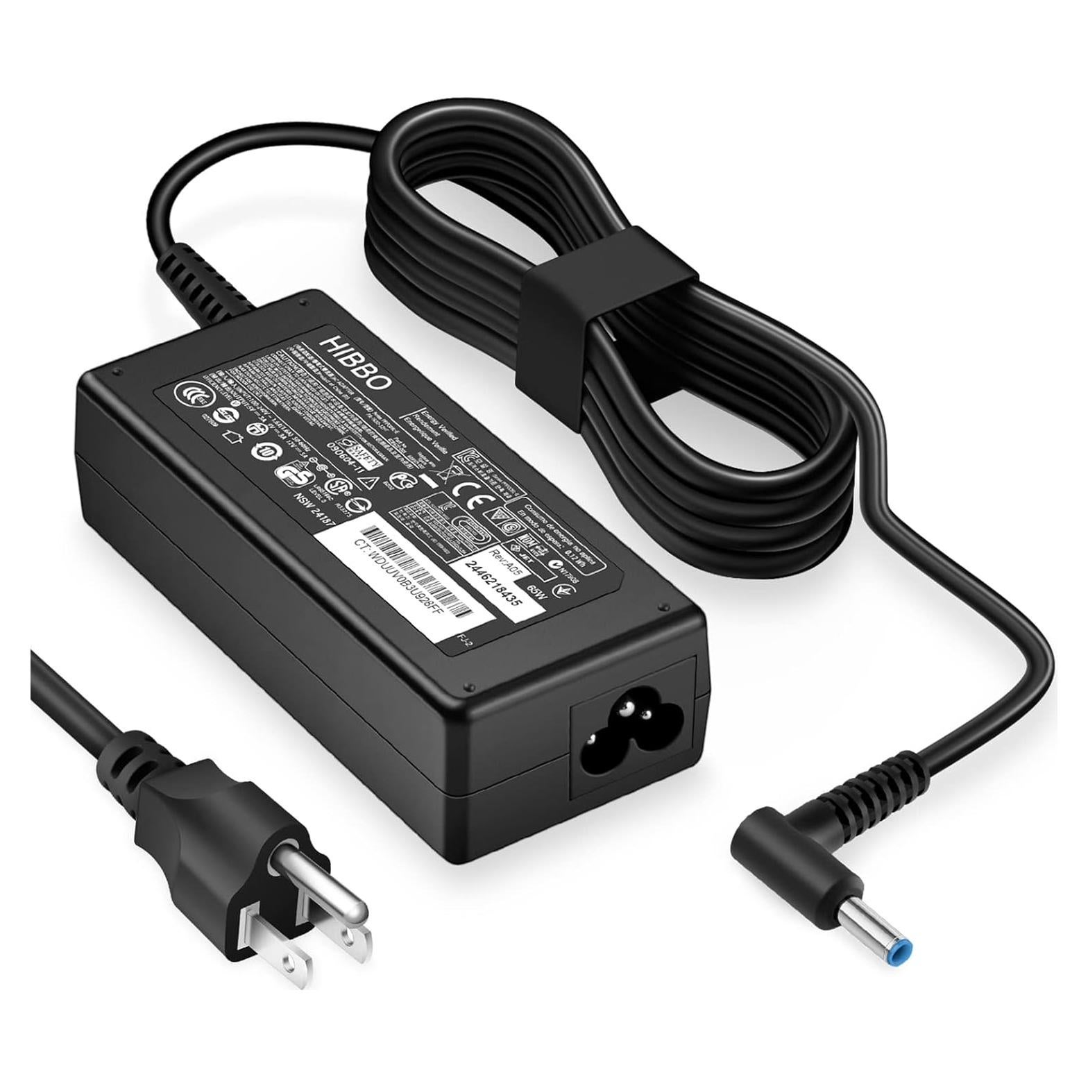 Cargador HP 65W/45W HIBBO Adaptador de Corriente Azul
