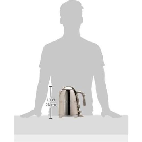 Hervidor Eléctrico SMEG KLF03 1.7L Cromo Retro 50s