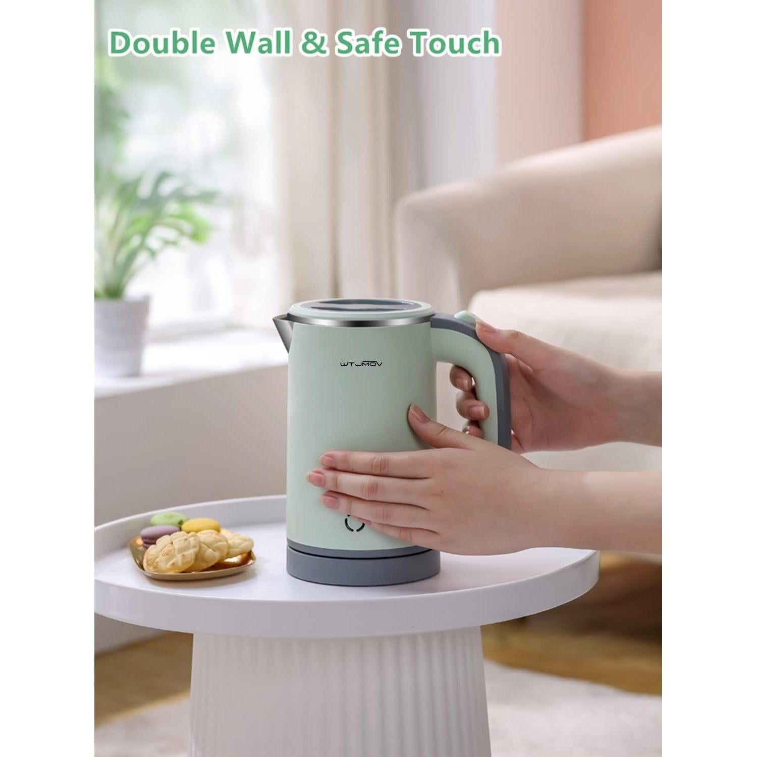 Hervidor Eléctrico WTJMOV V-01 de Acero Inoxidable 0.8L