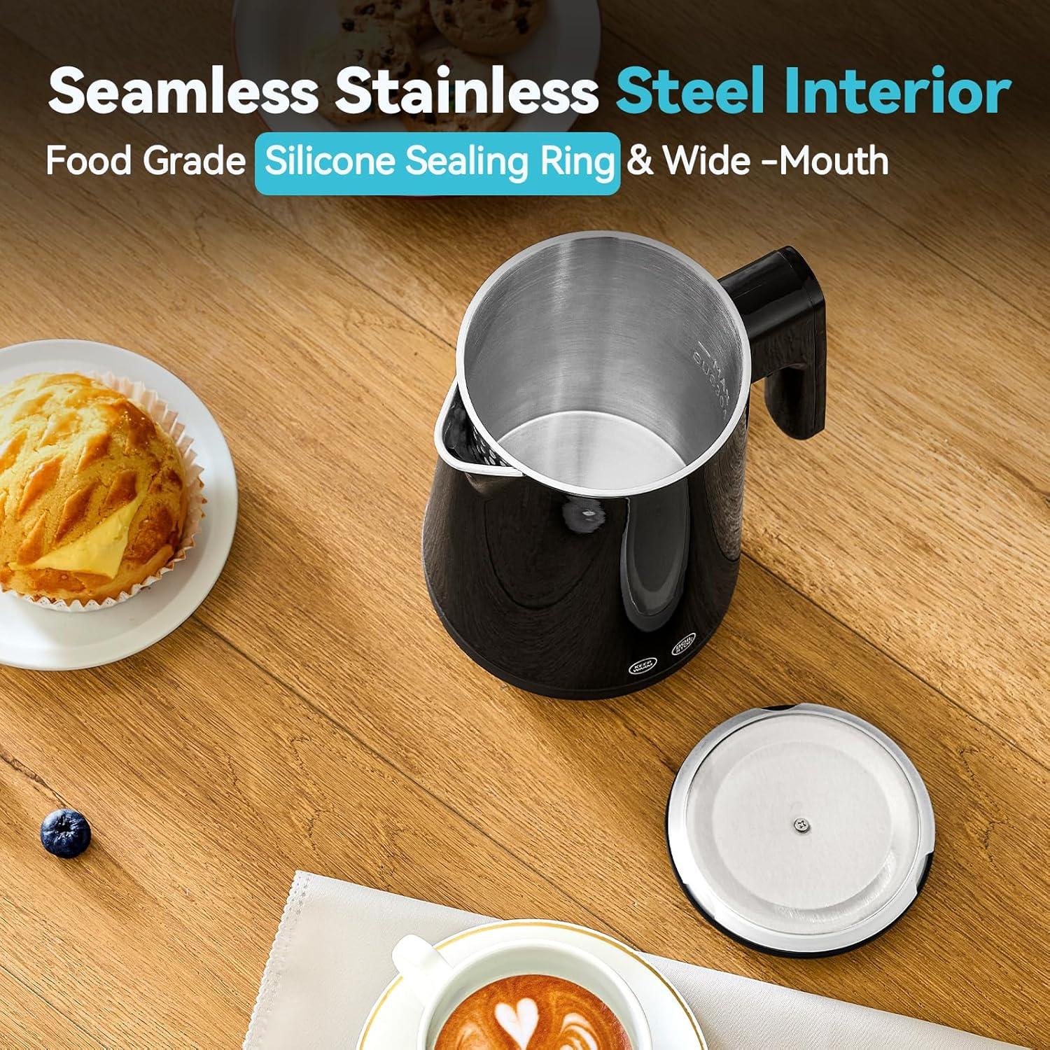 Hervidor Eléctrico Seehot 850ml Control Temperatura 800W Doble Pared